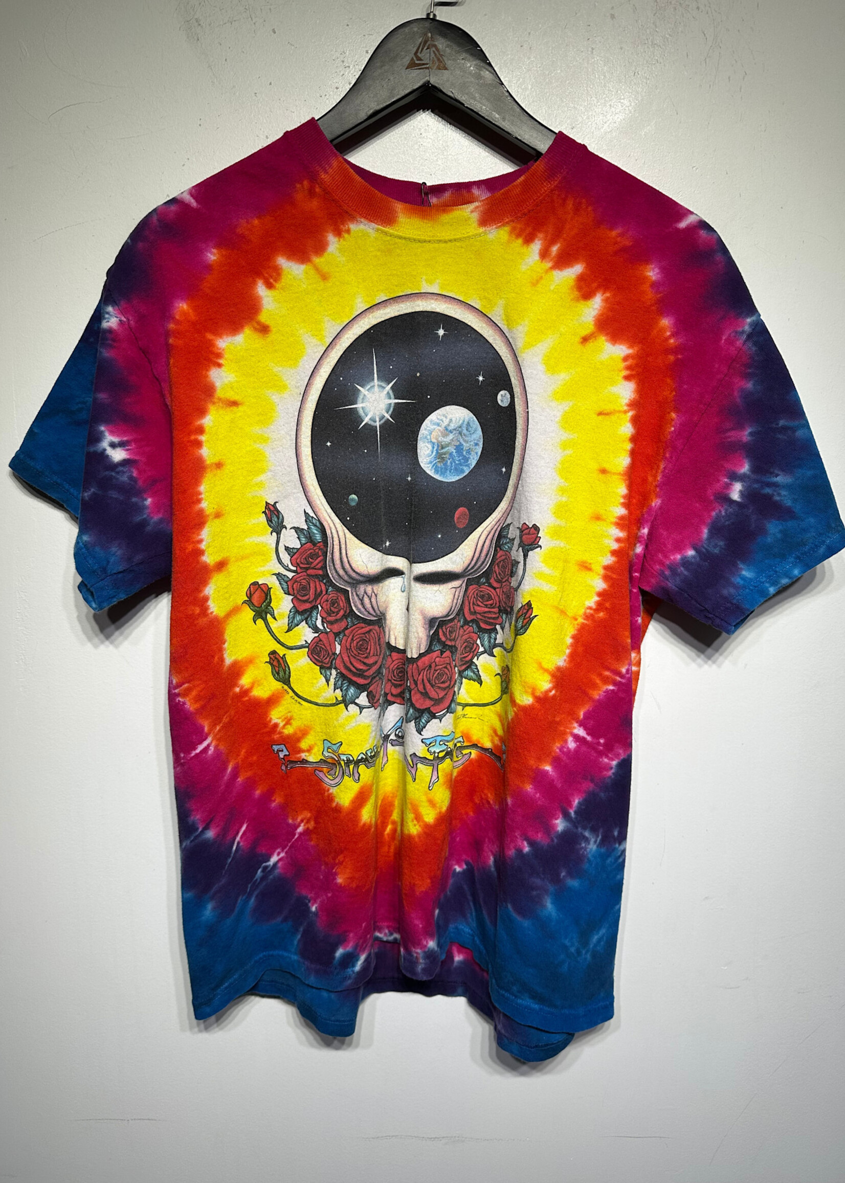 Grateful Dead Tie Dye Steal Your Face Tee Masc L