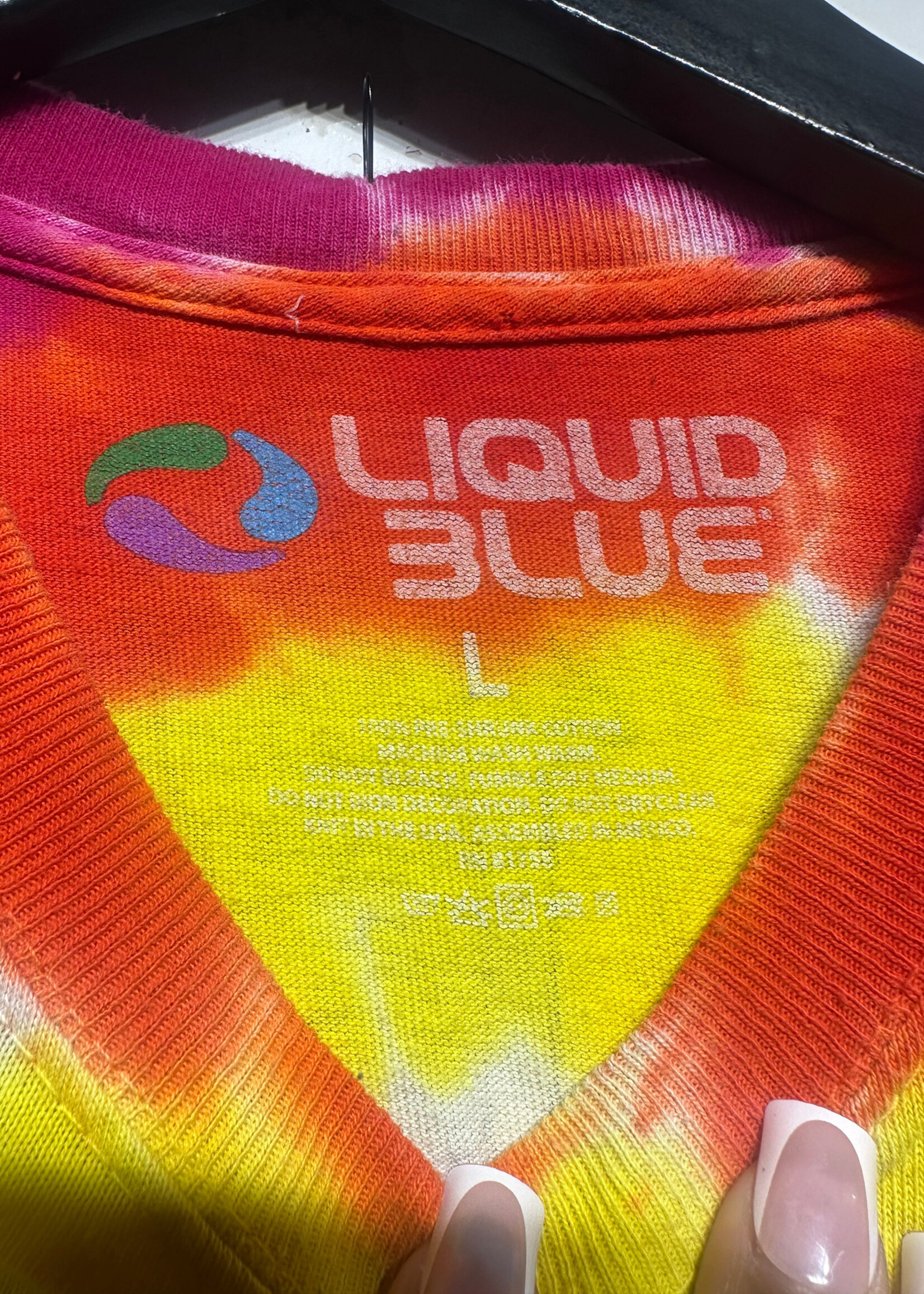 Grateful Dead Tie Dye Steal Your Face Tee Masc L