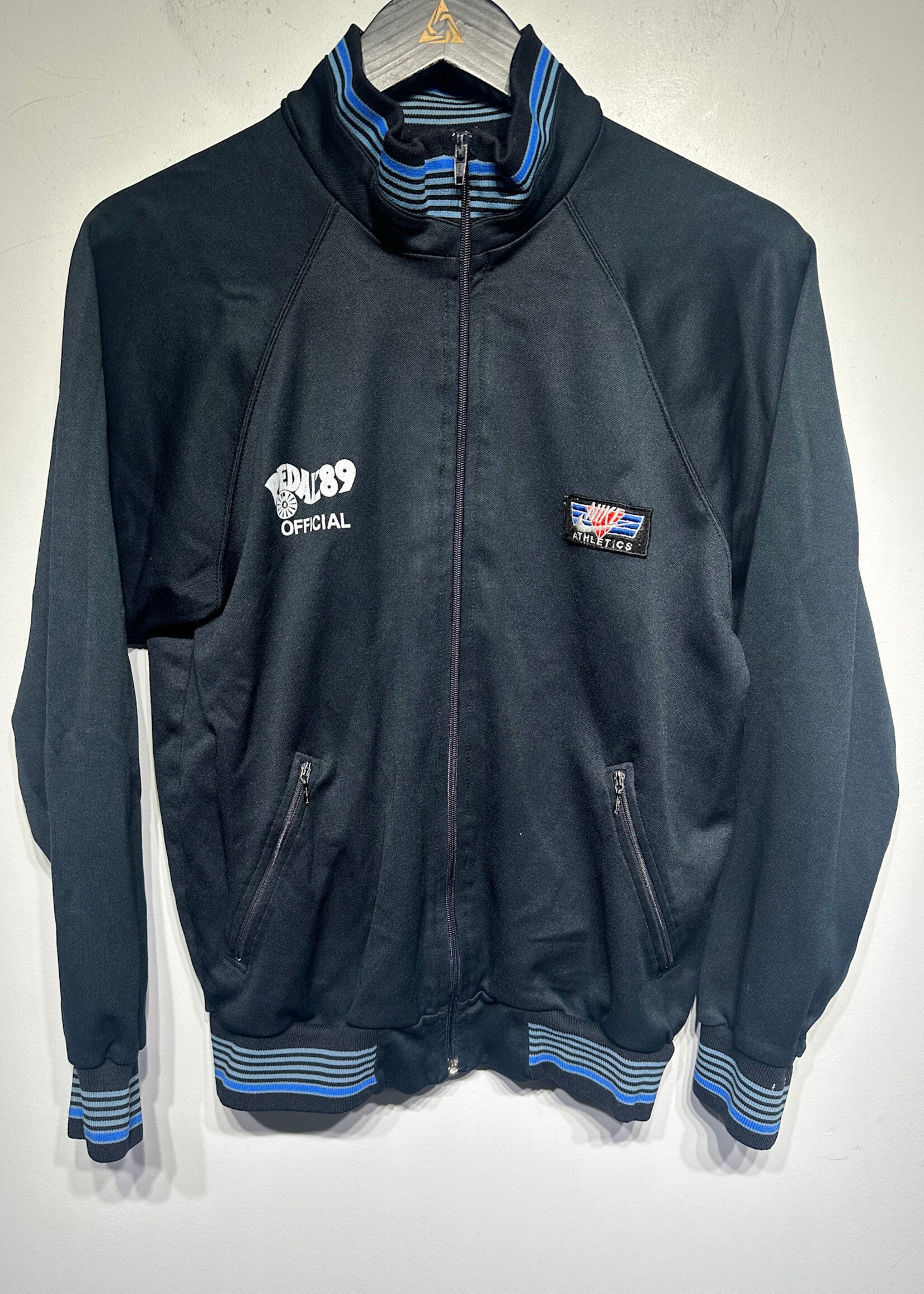 1989 Nike Pedal Black Track Jacket M