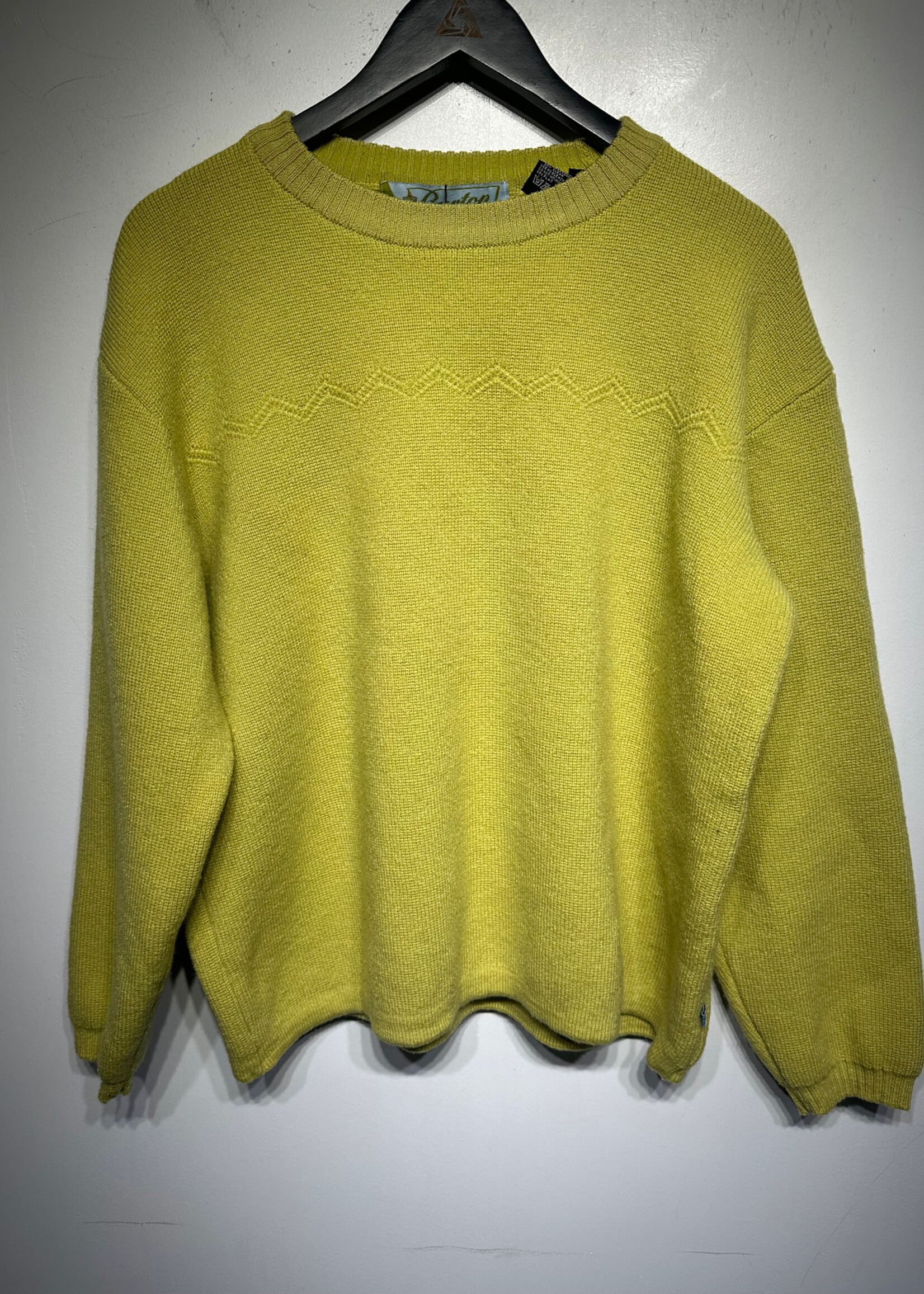 Burton Vintage Yellow Boxy Fit Sweater Masc XL