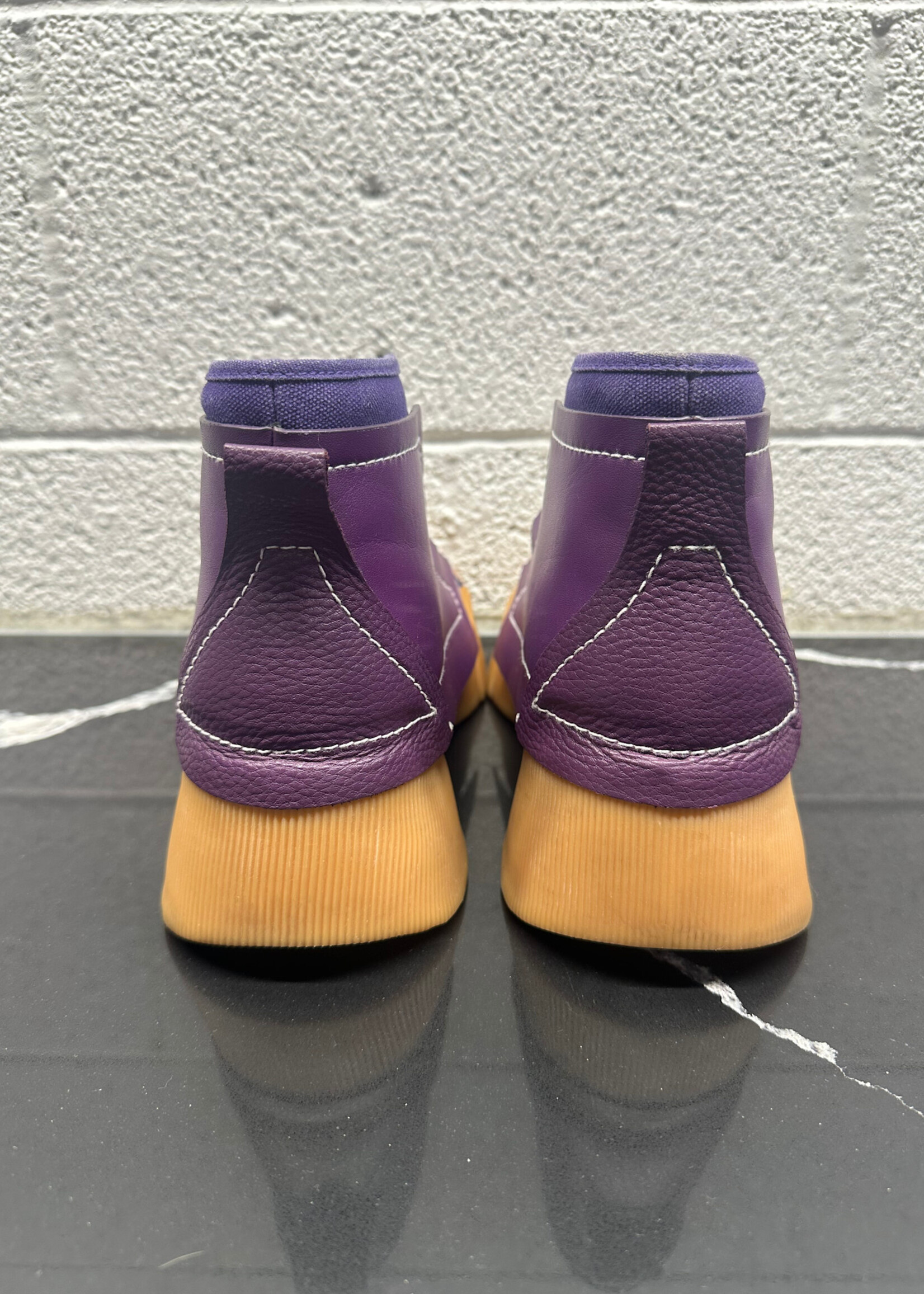 JW Anderson Purple Leather/Canvas Hi-Tops Masc 7