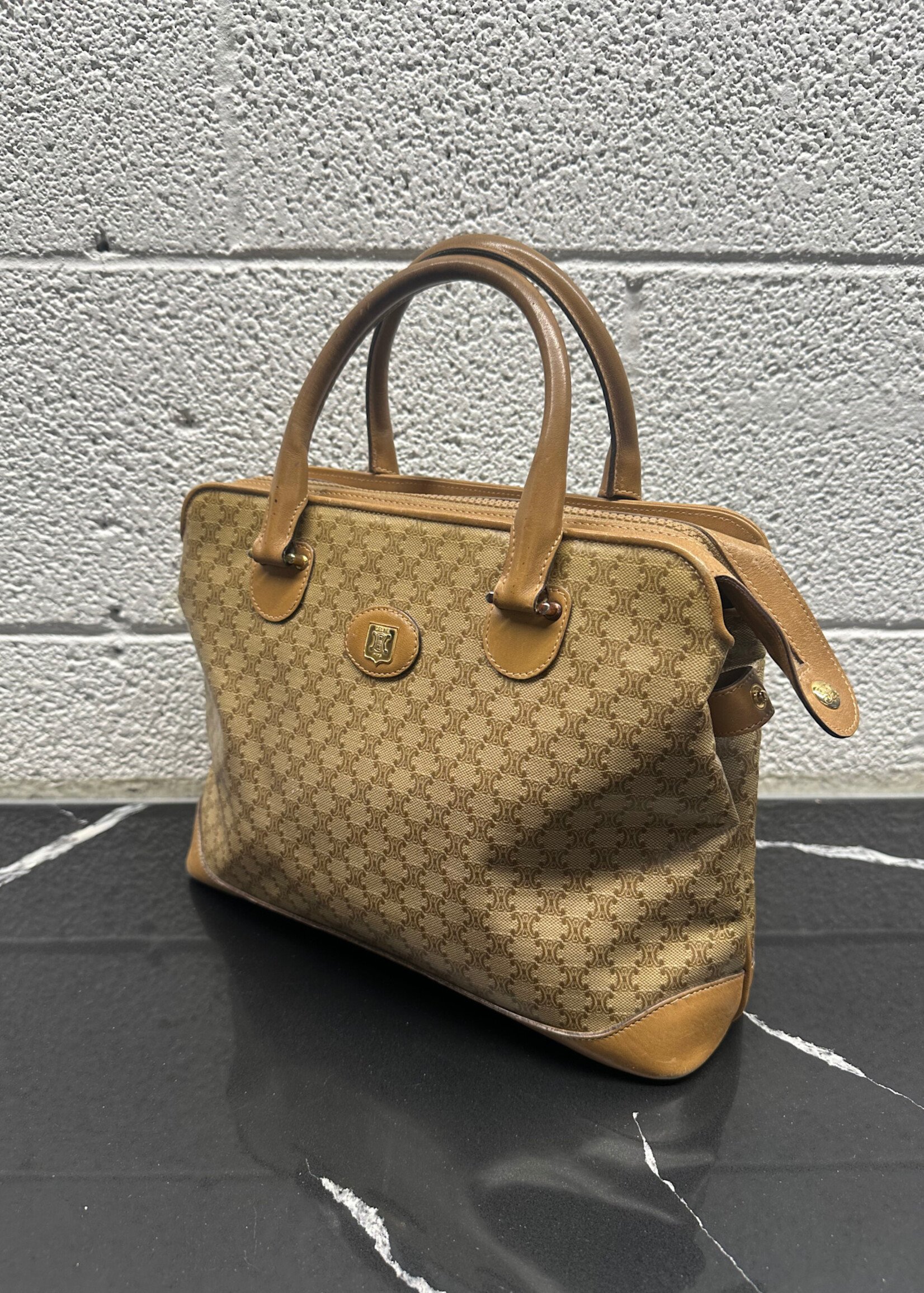 Celine Vintage Macadam Monogram Purse