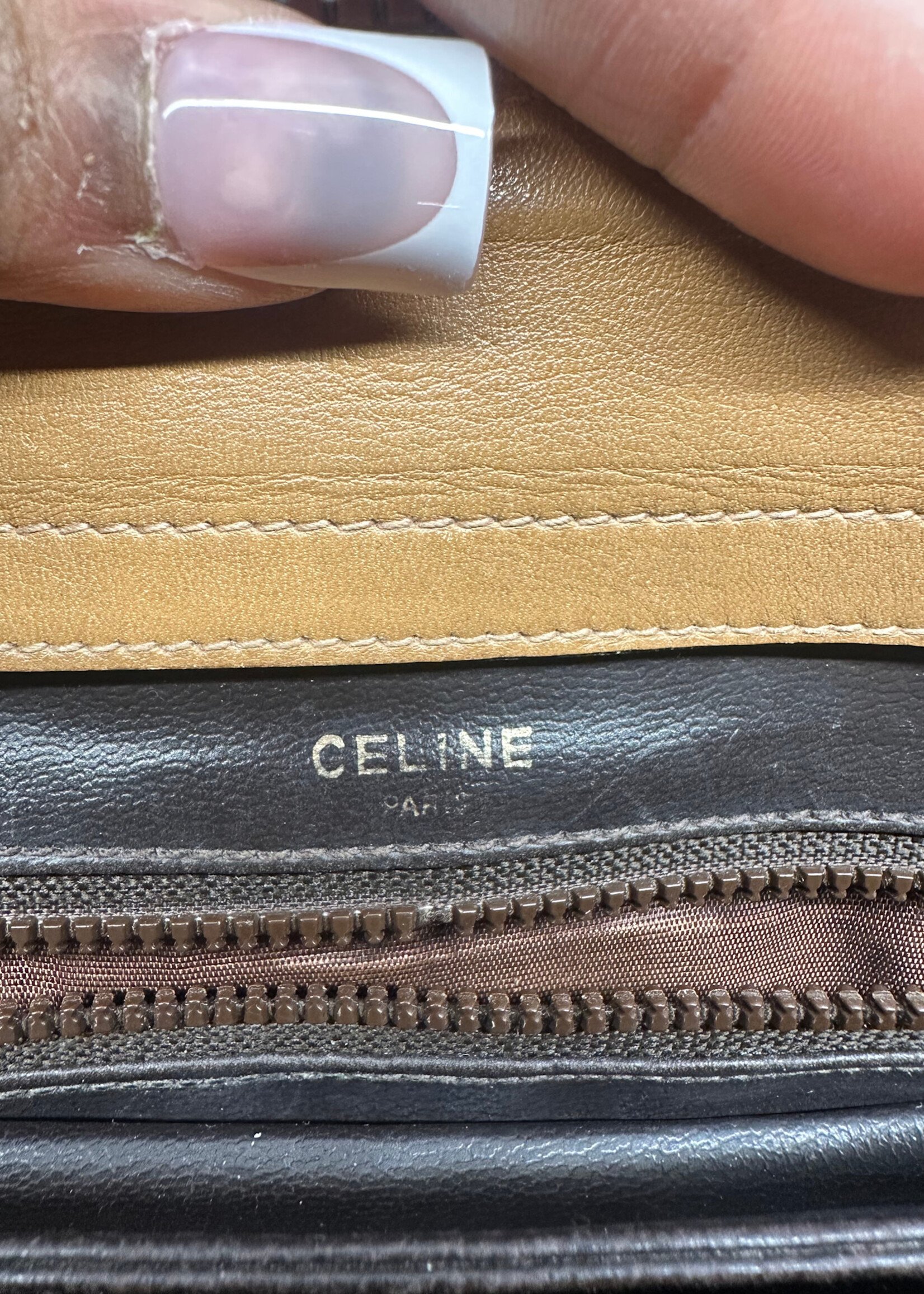 Celine Vintage Macadam Monogram Purse