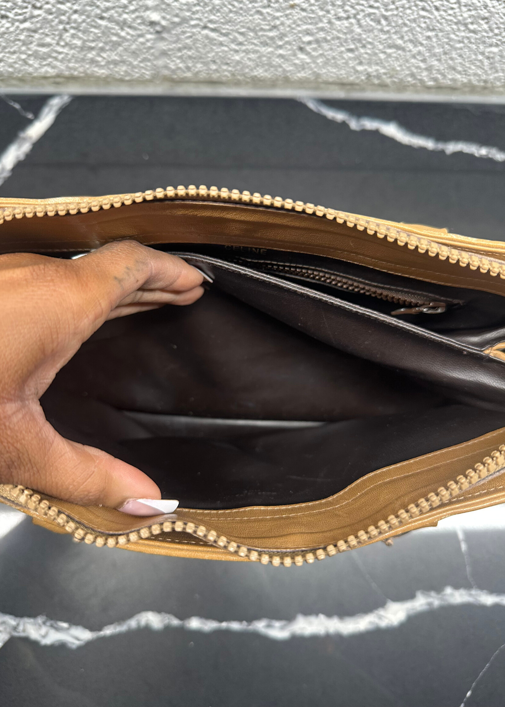 Celine Vintage Macadam Monogram Purse