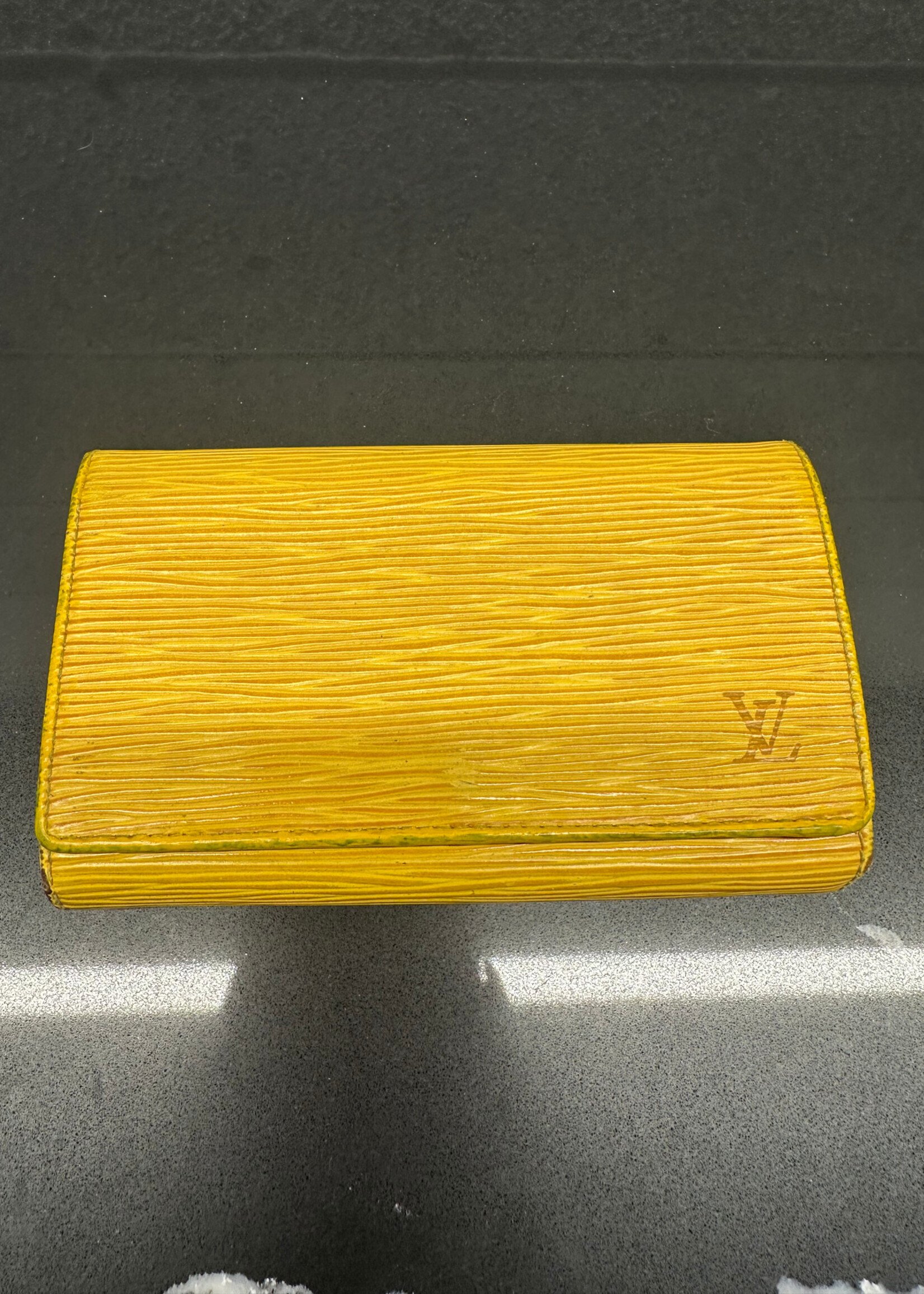 Louis Vuitton Yellow "Sarah Wallet" OS AS IS
