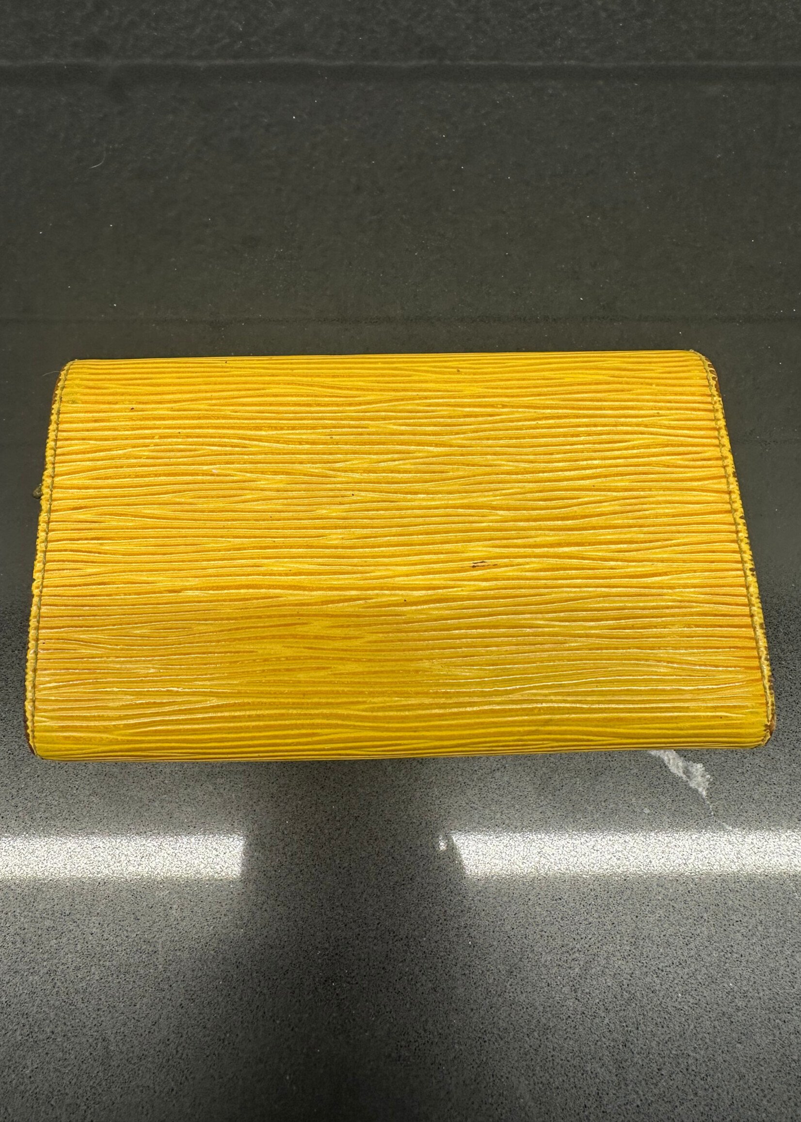 Louis Vuitton Yellow "Sarah Wallet" OS AS IS