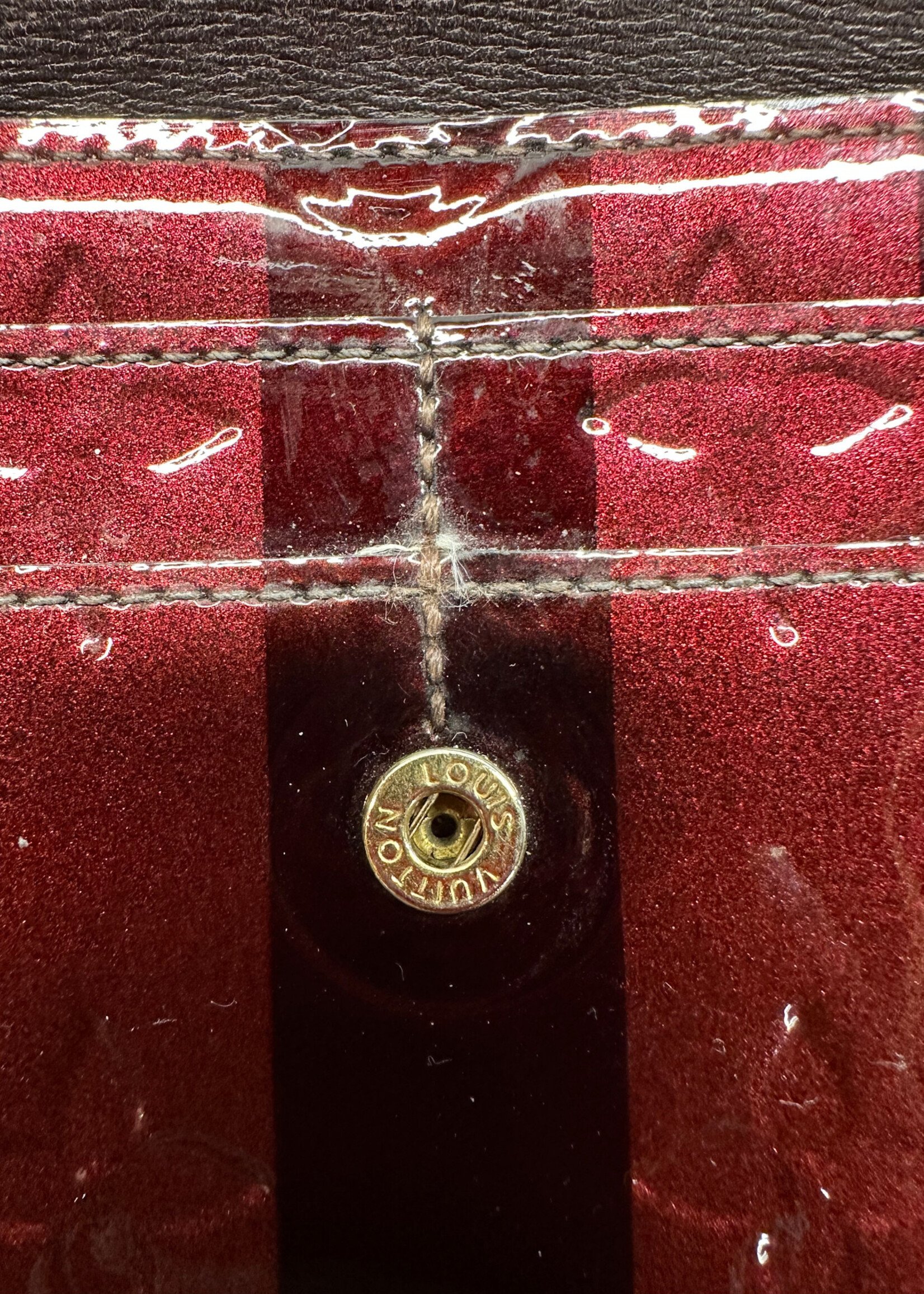 Louis Vuitton Alma Patent Leather Long Wallet OS