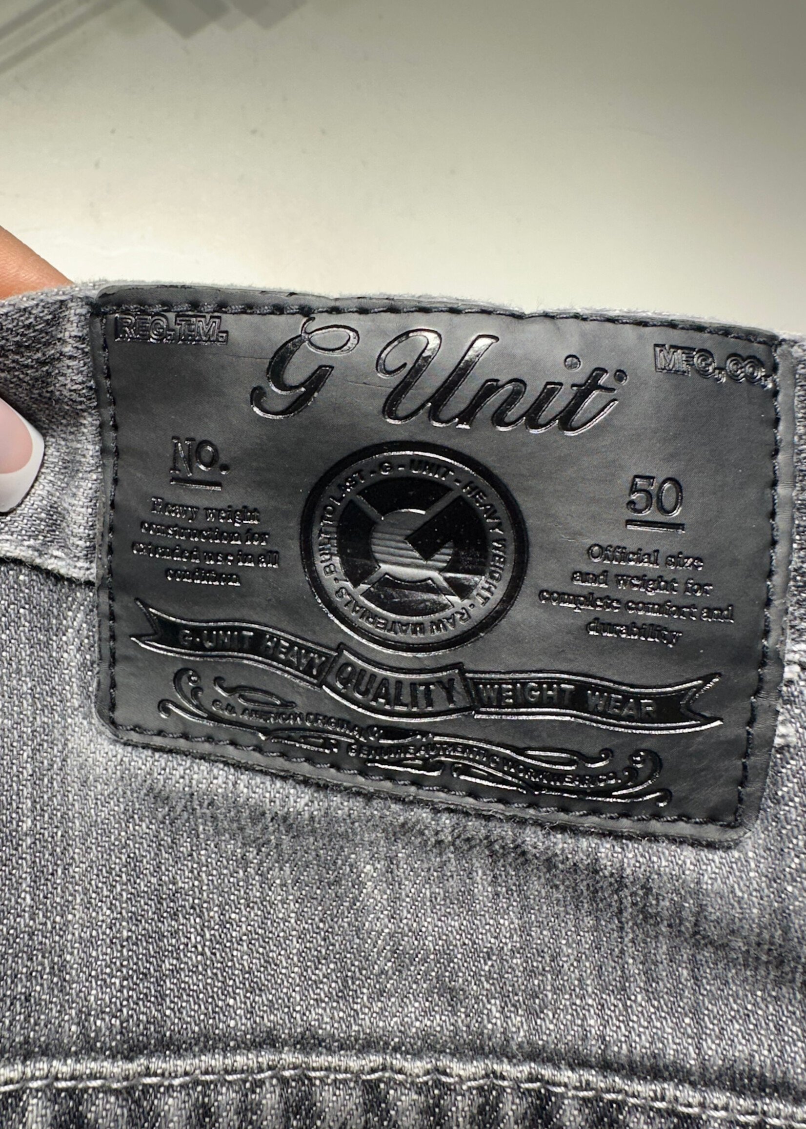 G Unit Black Baggy Jeans Masc 32