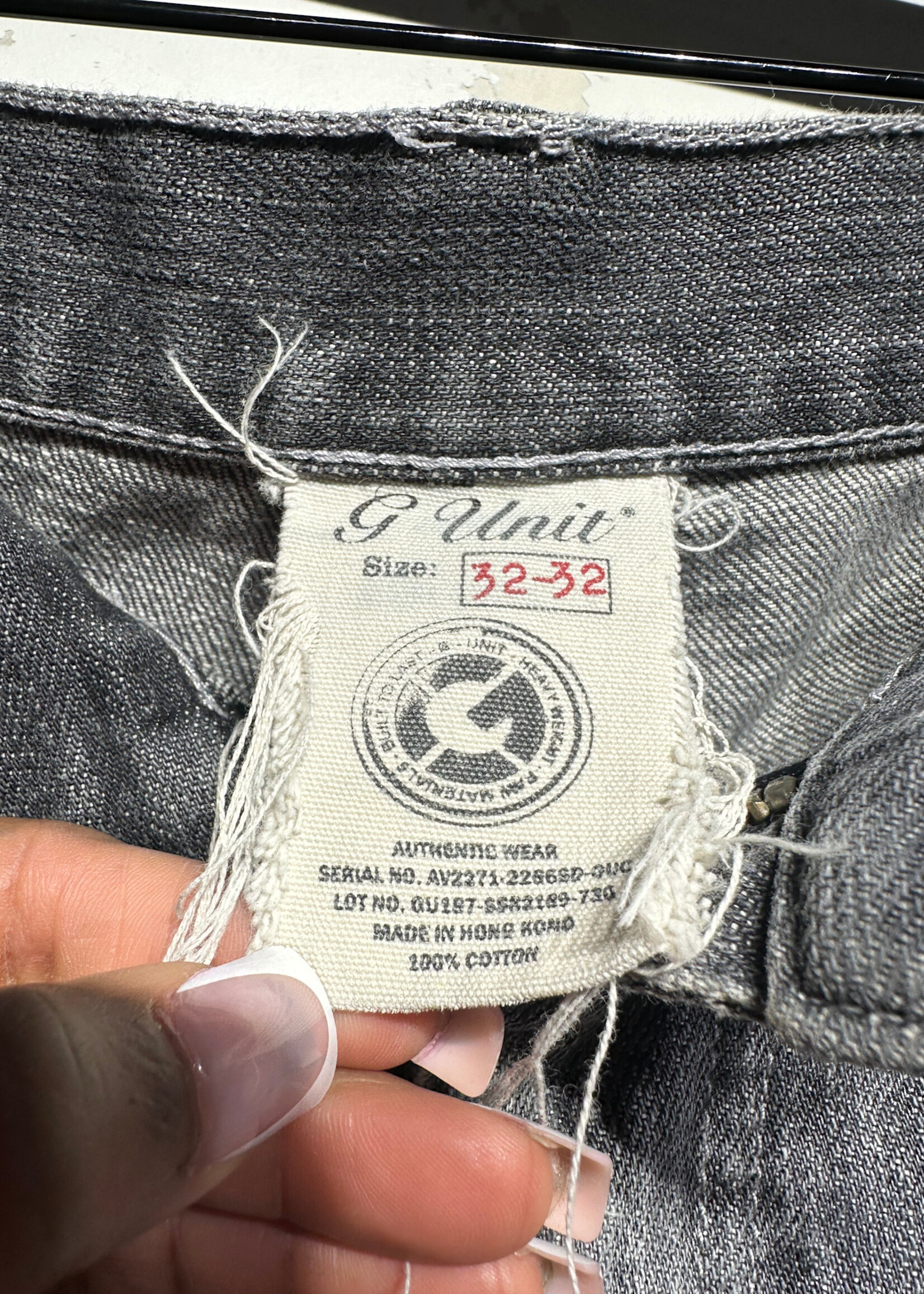 G Unit Black Baggy Jeans Masc 32