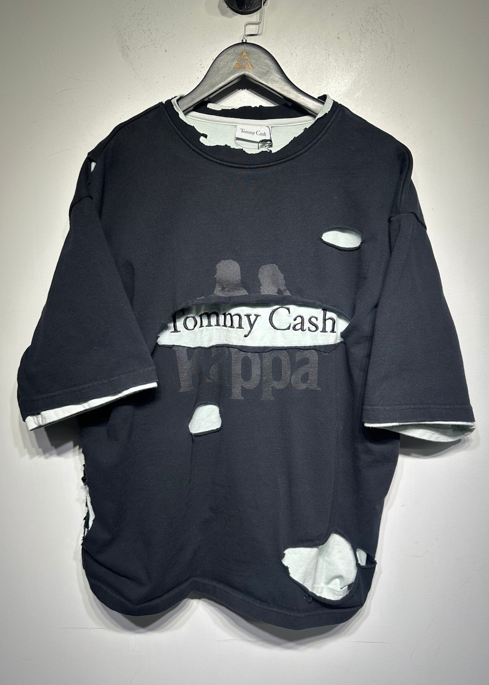 Tommy Cash x Kappa Distressed Tee Fits L/XL