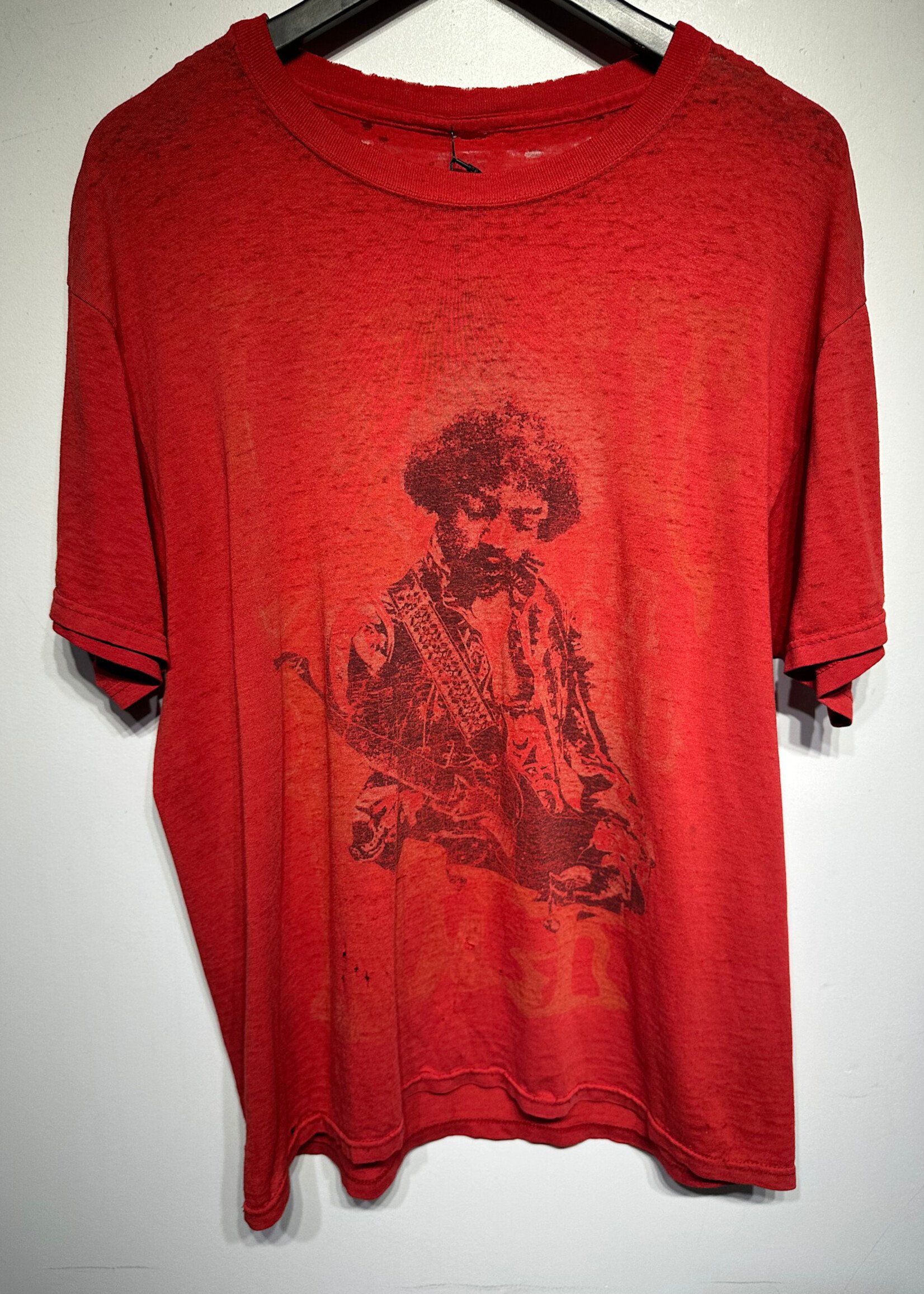 00s Jimi Hendrix Thin Red Tee XL