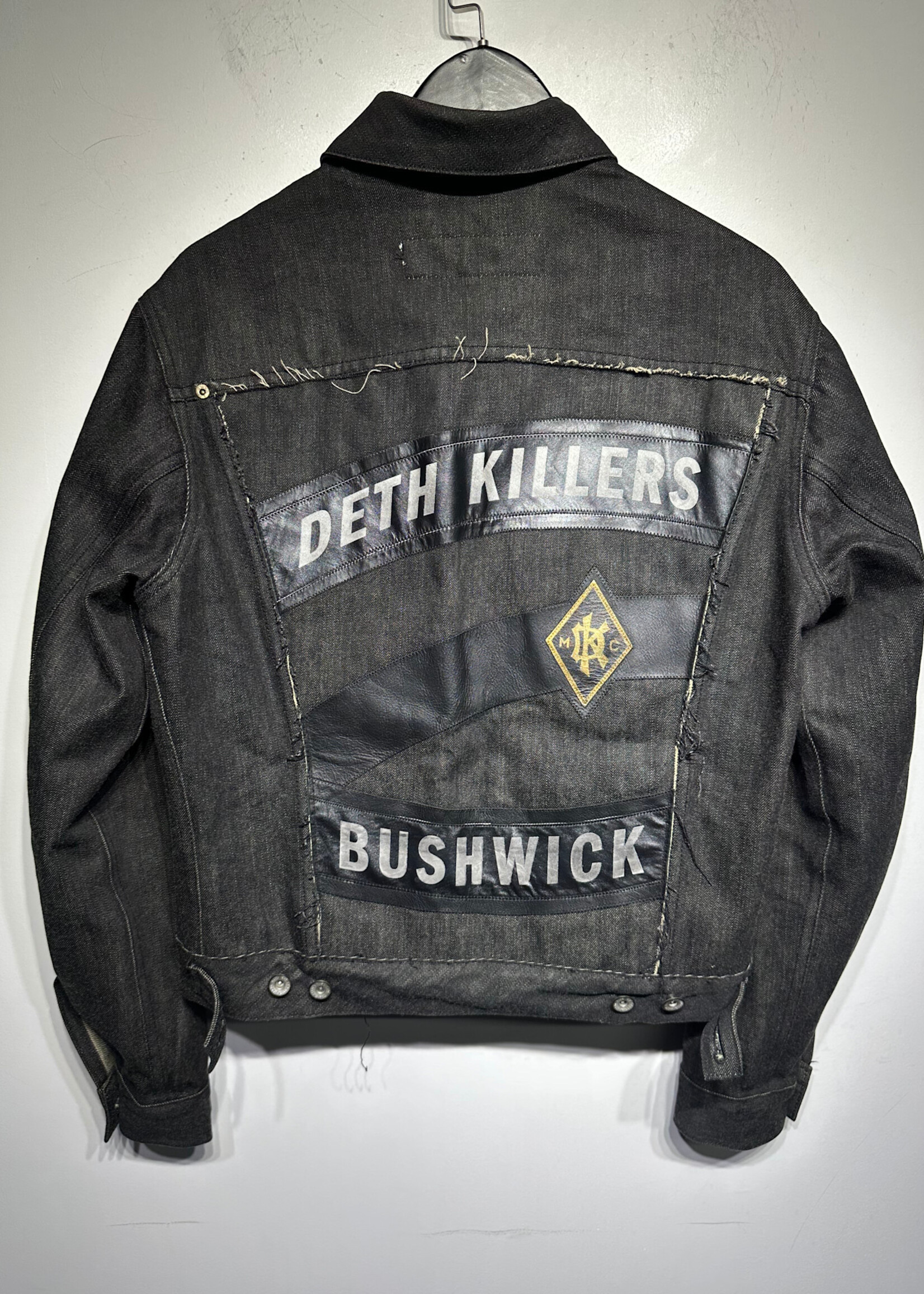 Deth Killers Dark Denim Jean Jacket XL Masc