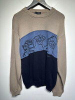 Iceberg 90S Tri Color Sweater L/XL