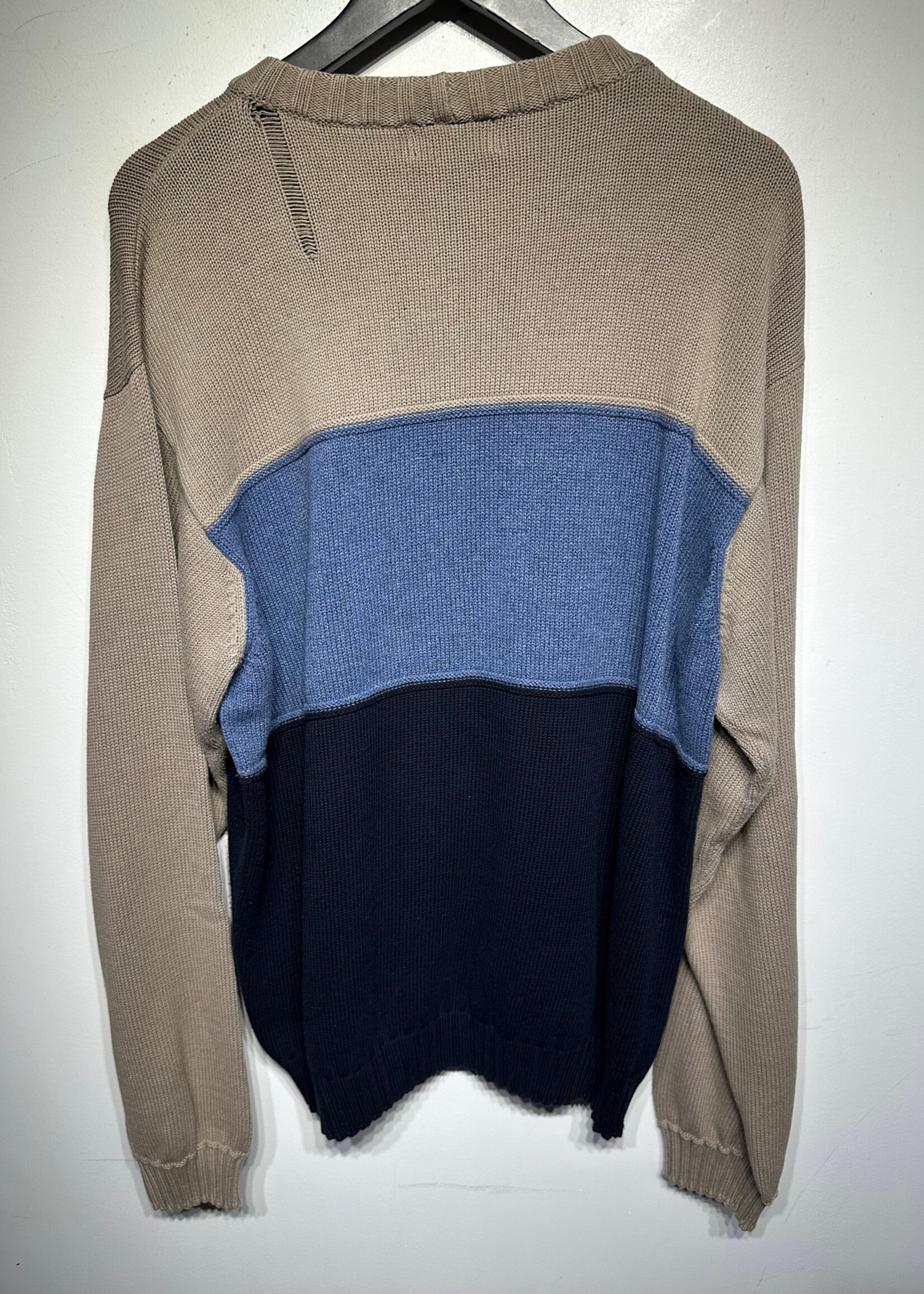 Iceberg 90S Tri Color Sweater L/XL