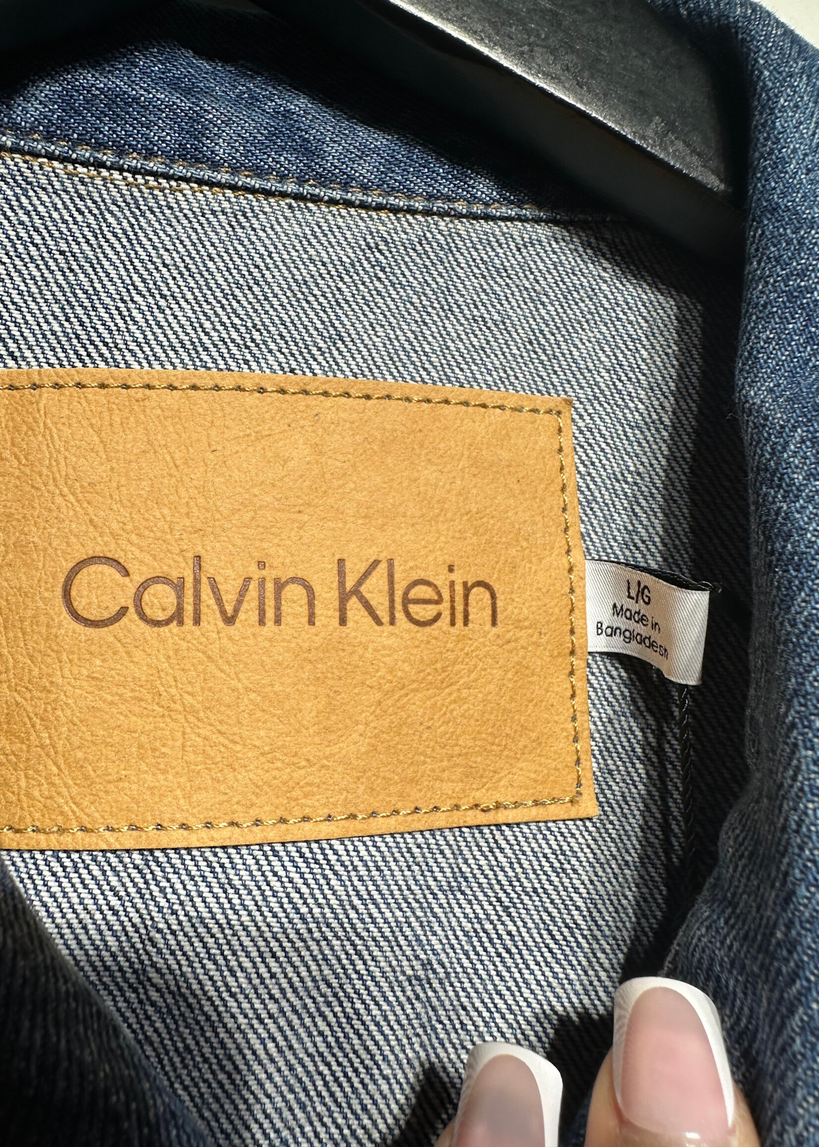 Calvin Klein Mid Wash Jean Jacket Masc L