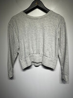 Helmut Lang Grey Crop Sweater XS