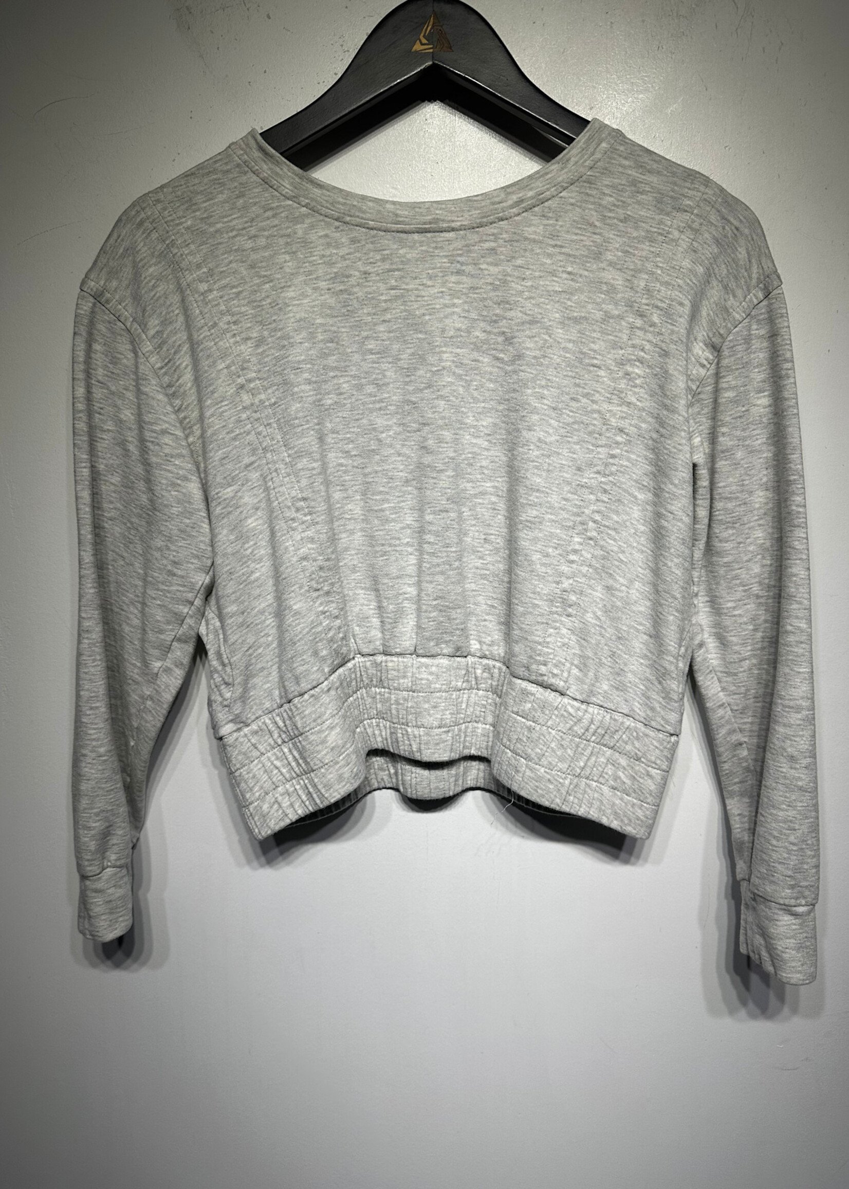 Helmut Lang Grey Crop Sweater XS