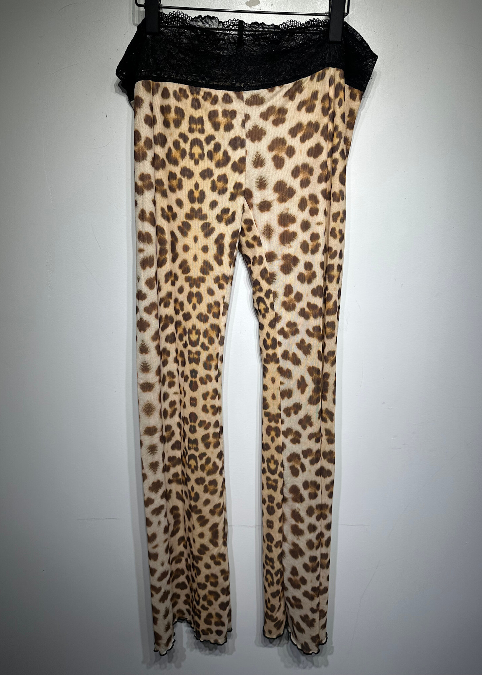 I Am Gia Cheetah Print Mesh Pant XL/34
