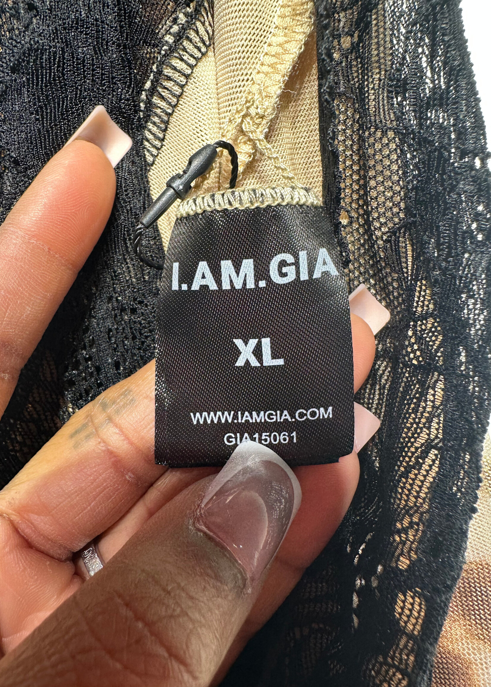 I Am Gia Cheetah Print Mesh Pant XL/34