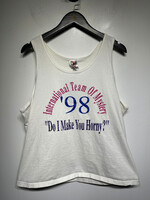 International Team Of Mystery White Tank XL Masc