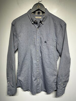 Burberry Blue BU Shirt Fits M