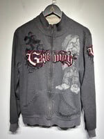 Grumpy Disney Grey Y2K Zip Up Sweater S