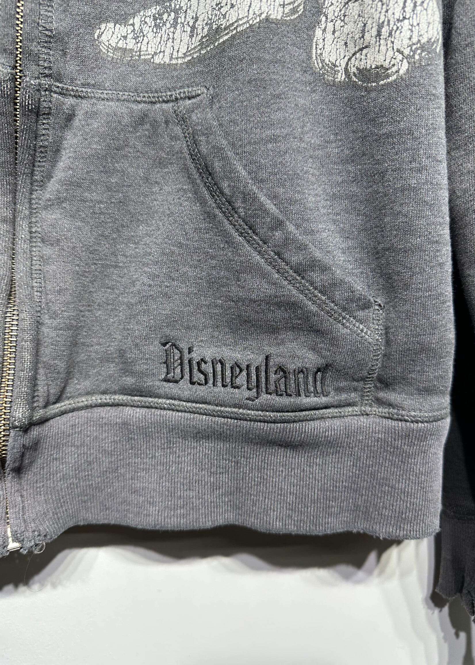 Grumpy Disney Grey Y2K Zip Up Sweater S