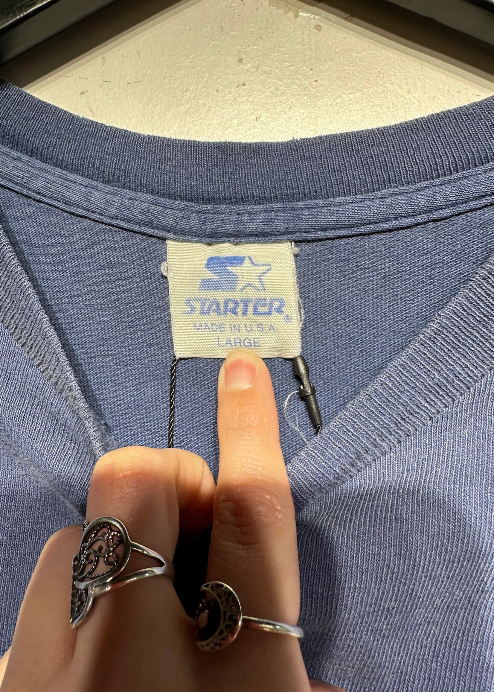 Minnesota Twins Blue Red Vtg Starter Tee L