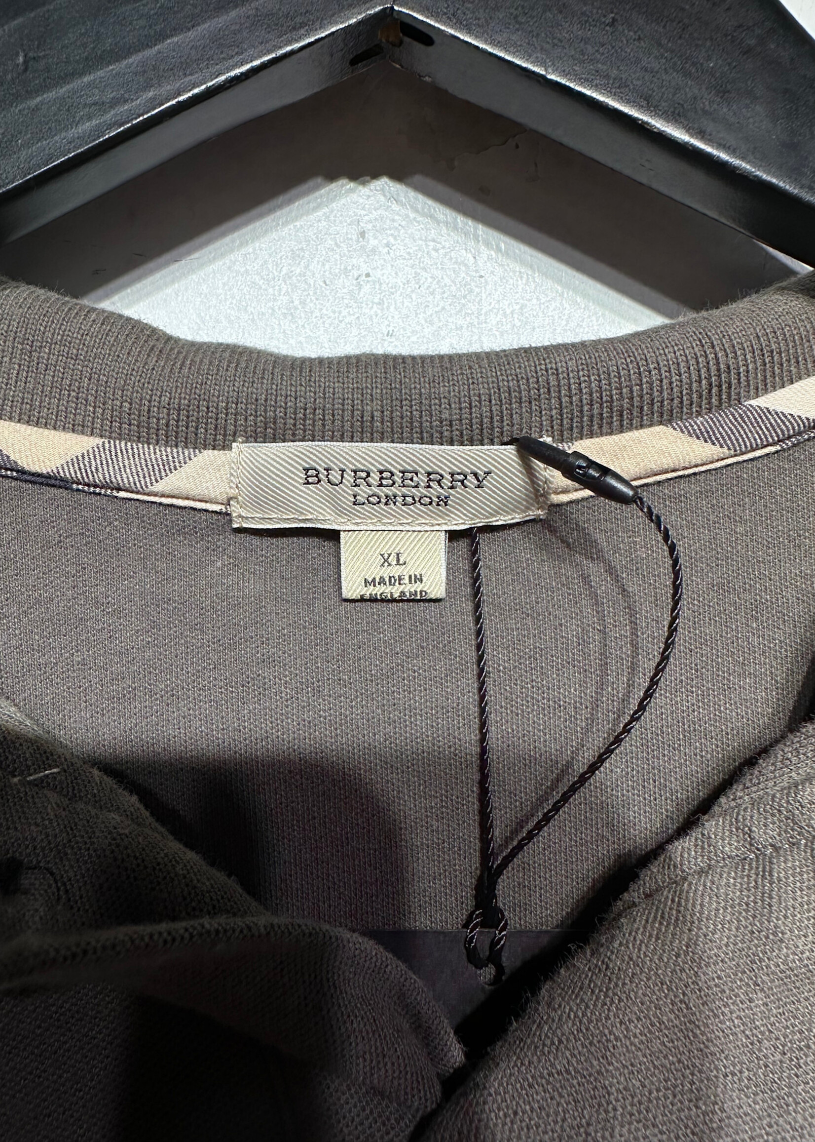 Burberry Dark Green Polo XL AS IS