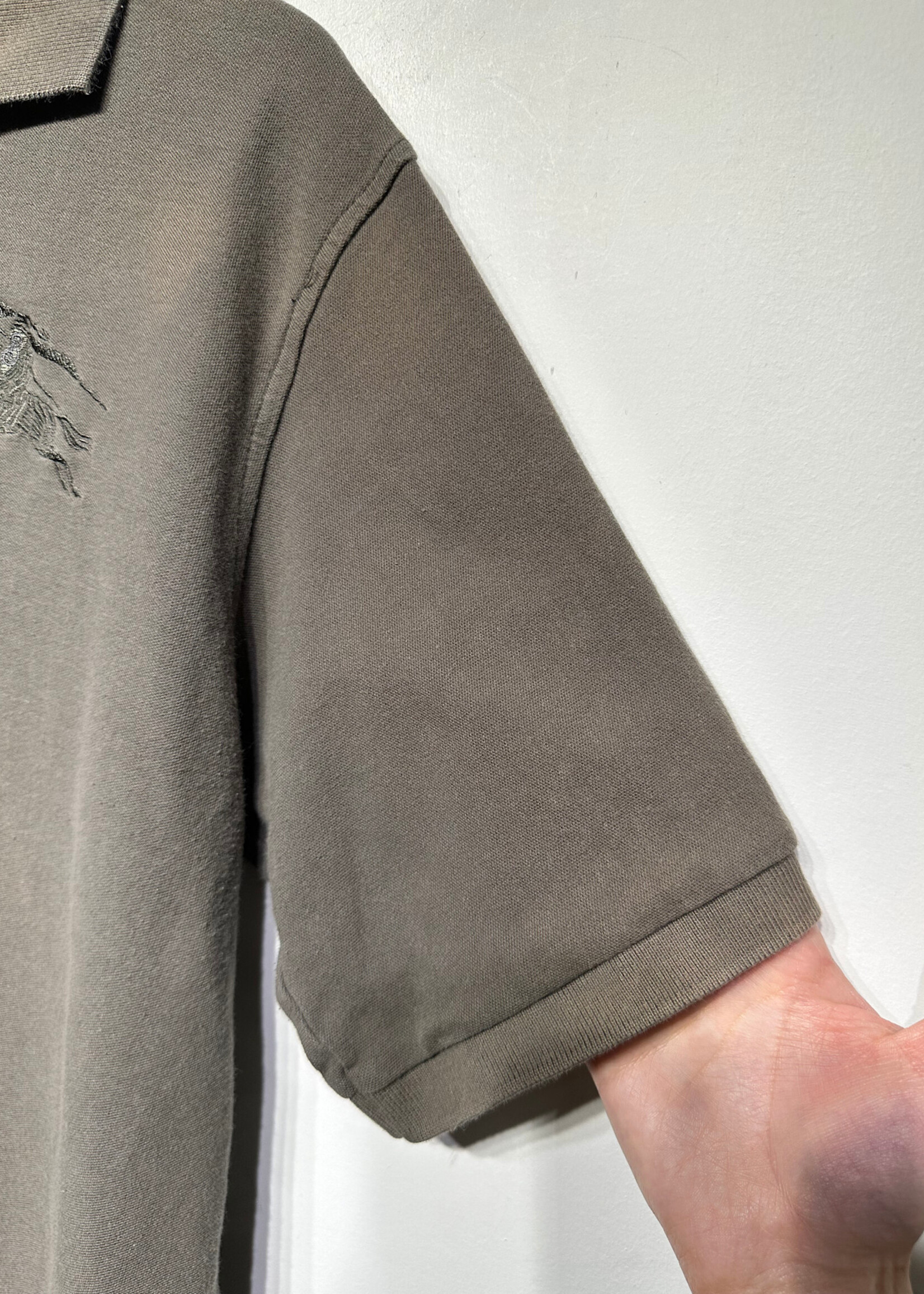 Burberry Dark Green Polo XL AS IS