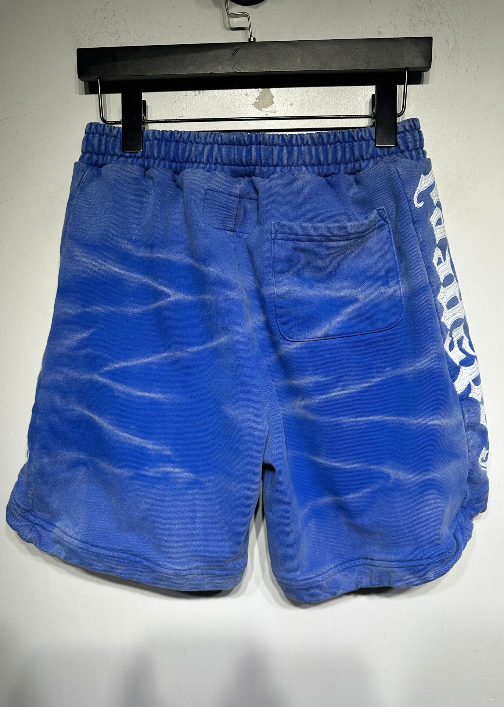 Godspeed Blue Faded Dyed Shorts Masc 30
