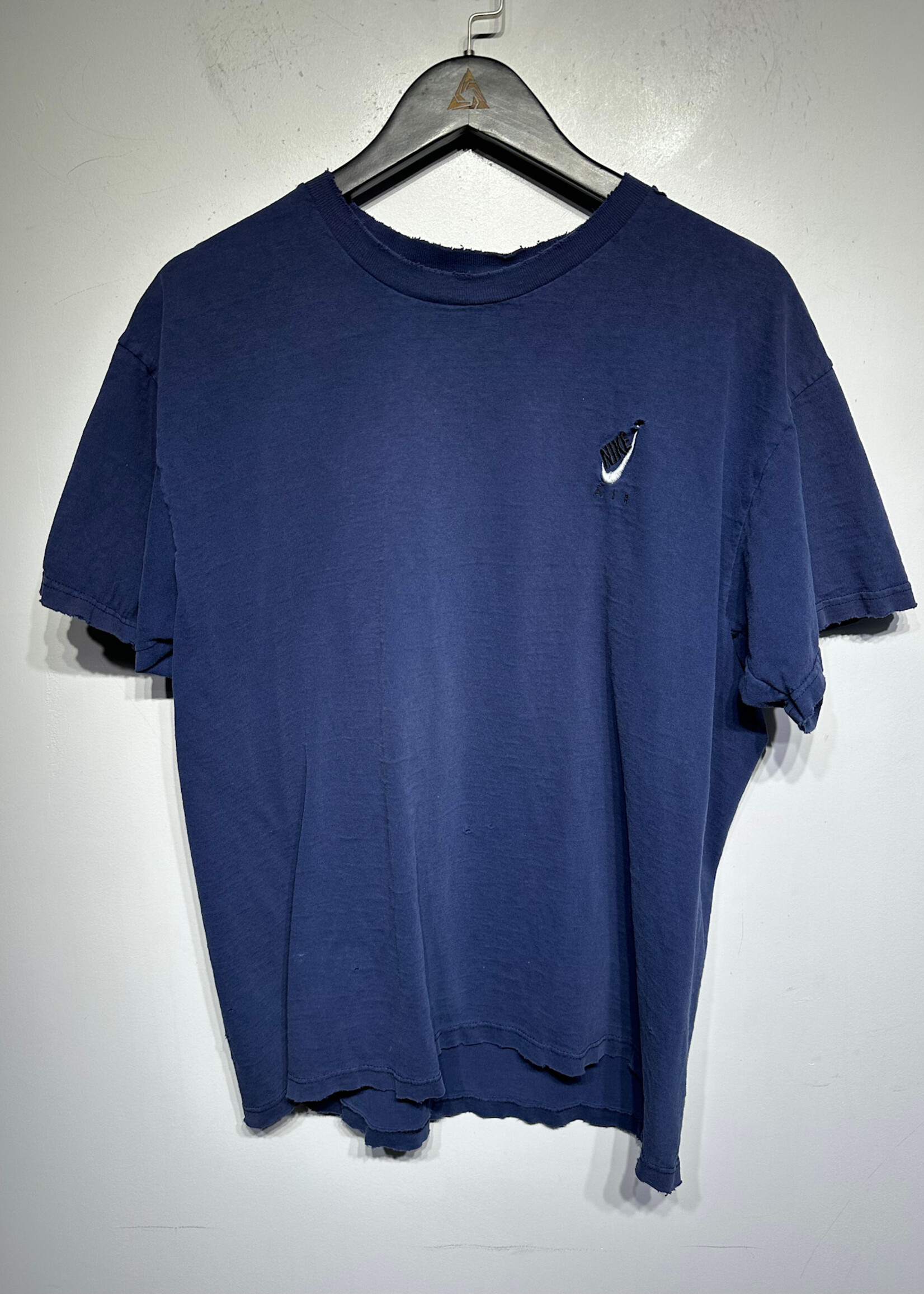 Nike Air Distressed Navy Vintage Tee L