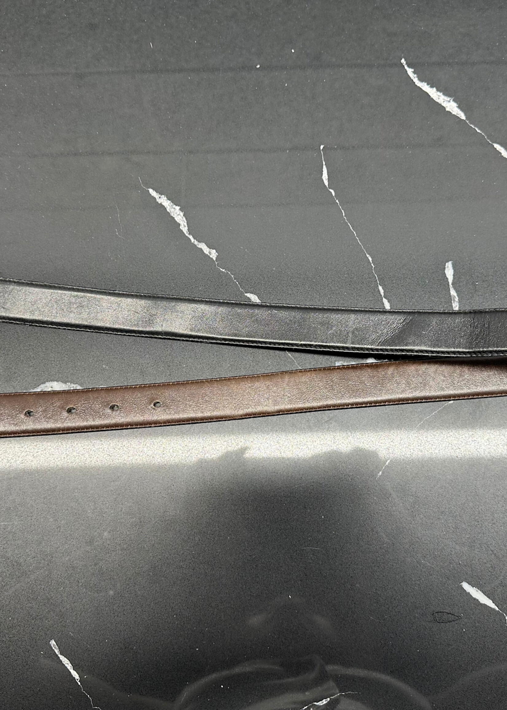 Gucci Vintage Gold Black Belt AS IS