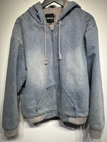 I Am Gia Denim Zip Hoodie M/L