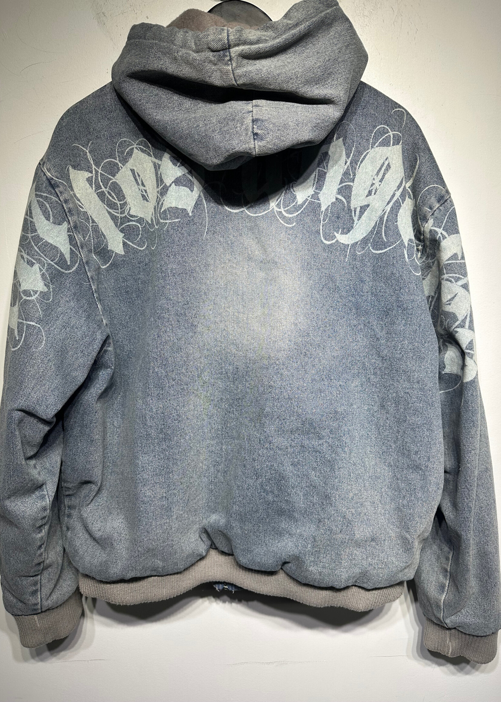 I Am Gia Denim Zip Hoodie M/L