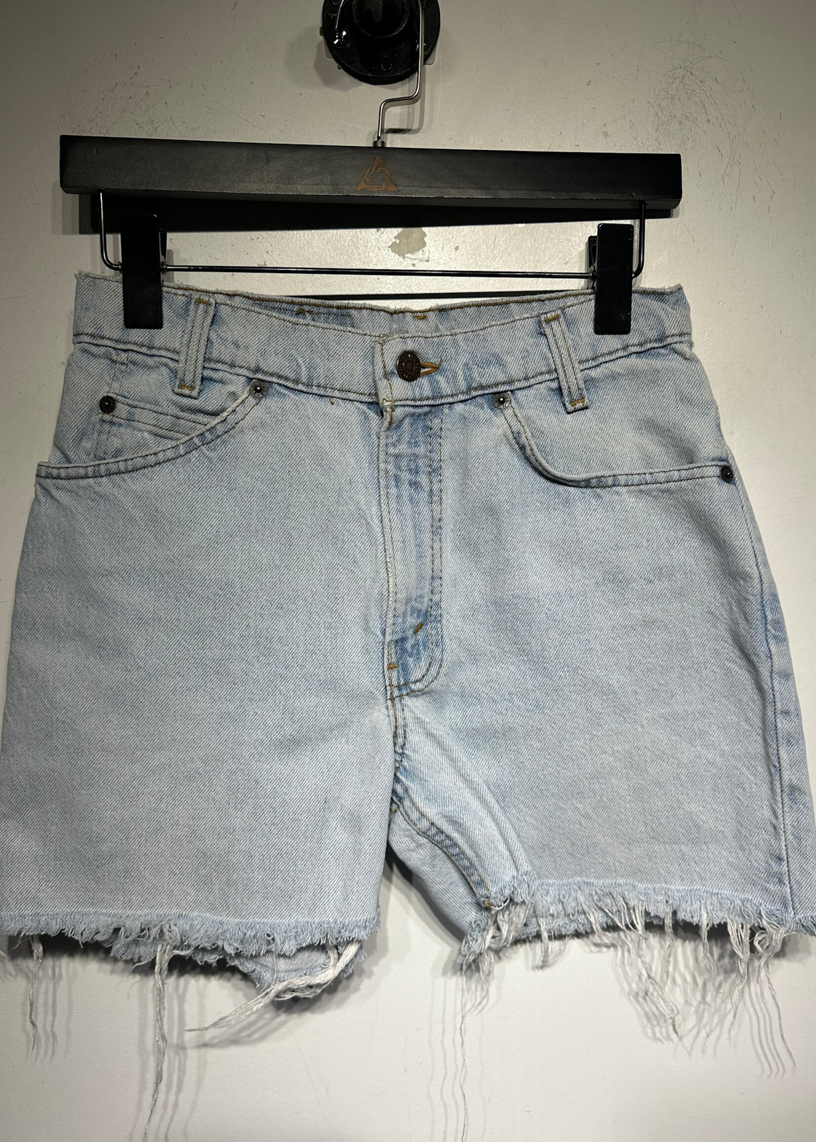 Levi's '93 Light Wash Orange Tab Shorts 27