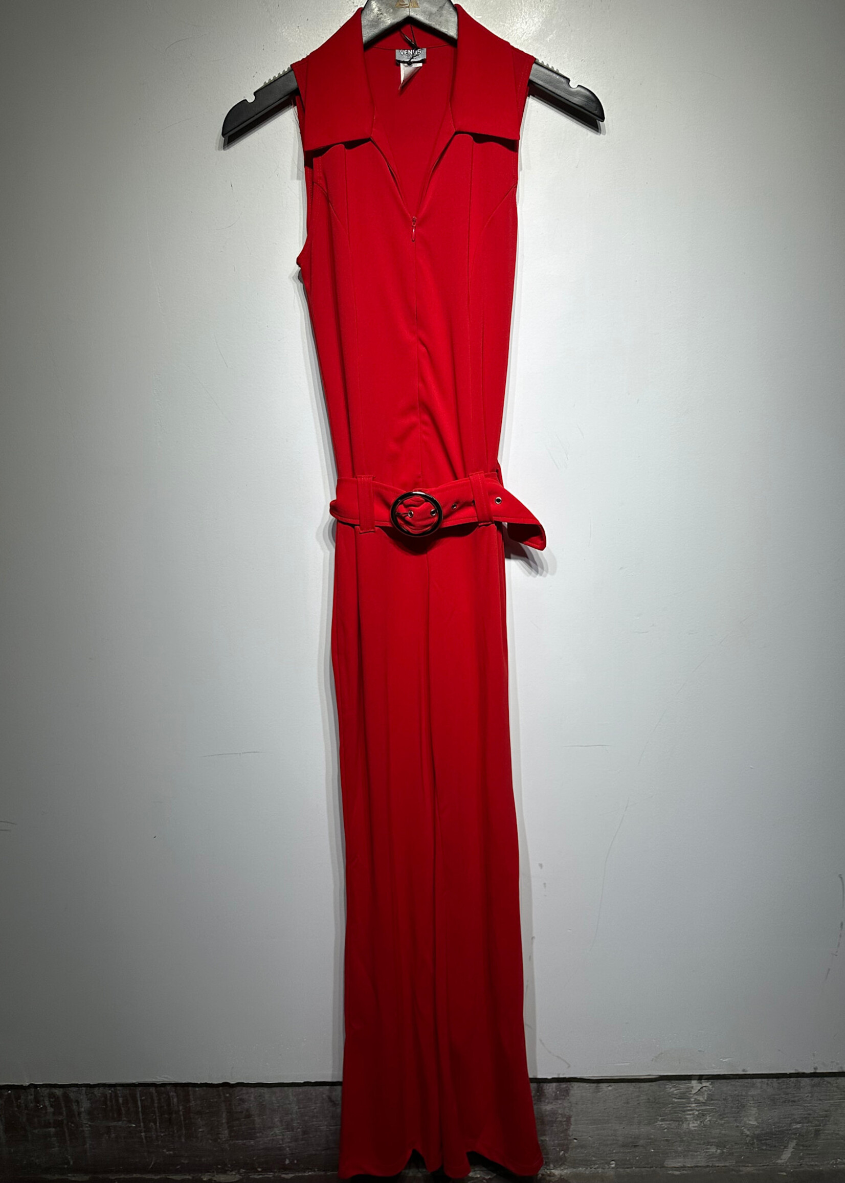 Venus Usa Vintage Red Jumpsuit M