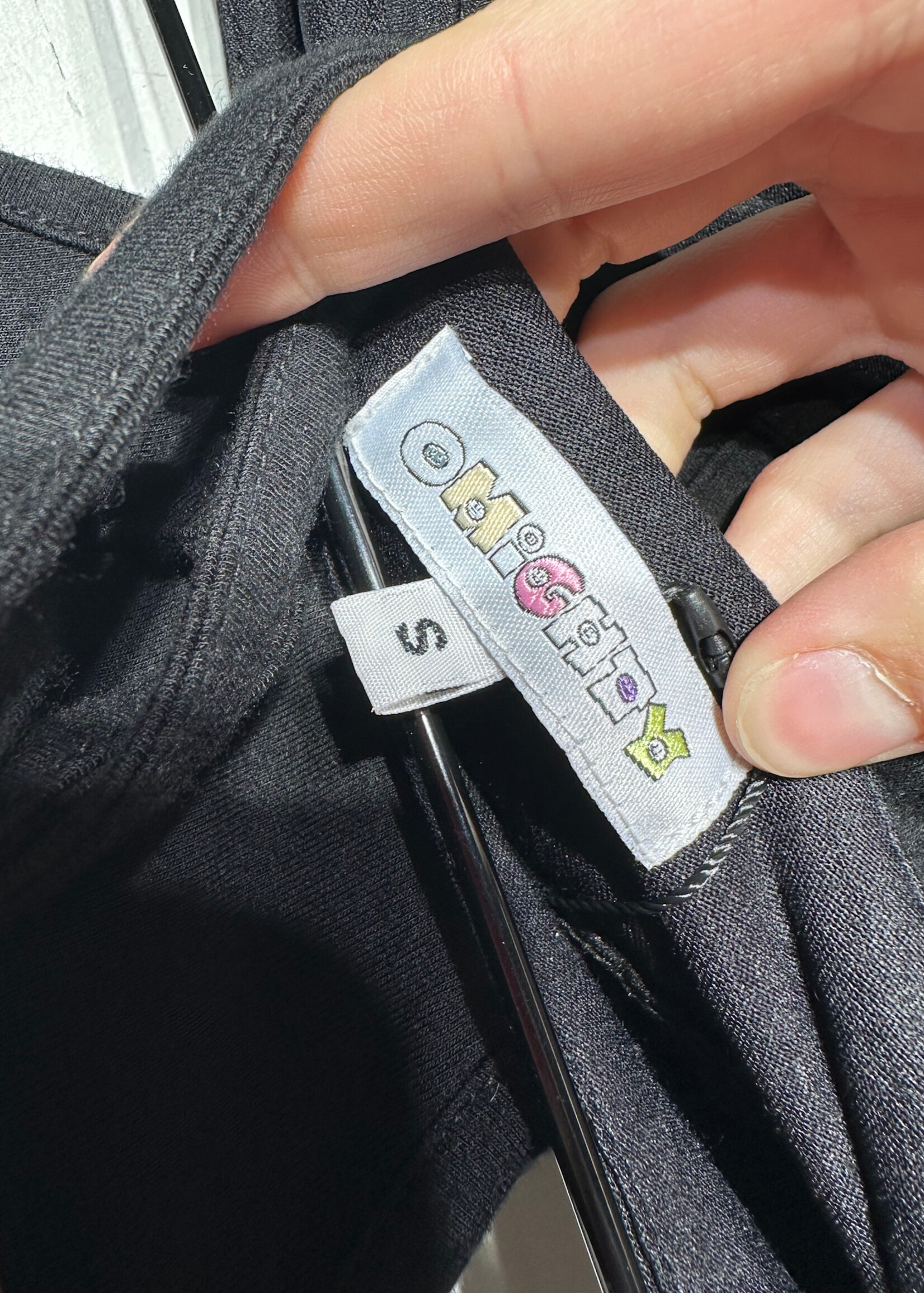 Omighty Black Pleated Tie Skirt S/26