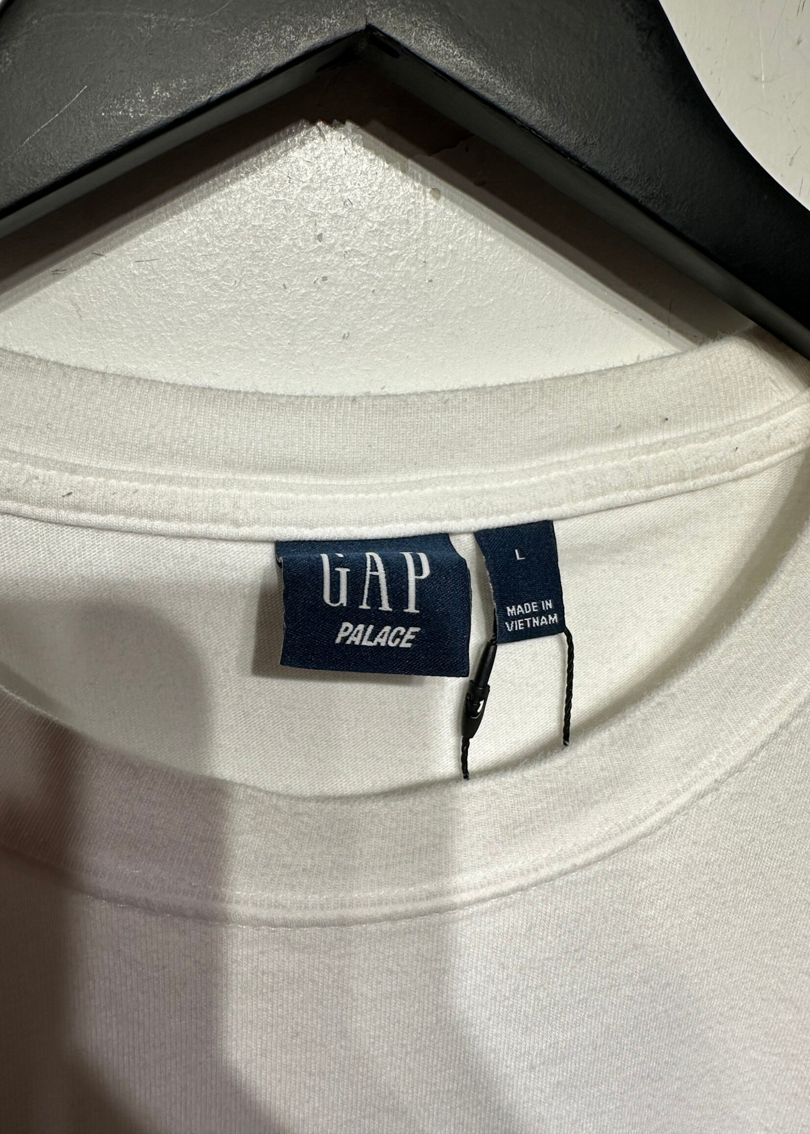 Gap X Palace White/Navy Logo Tee Masc L