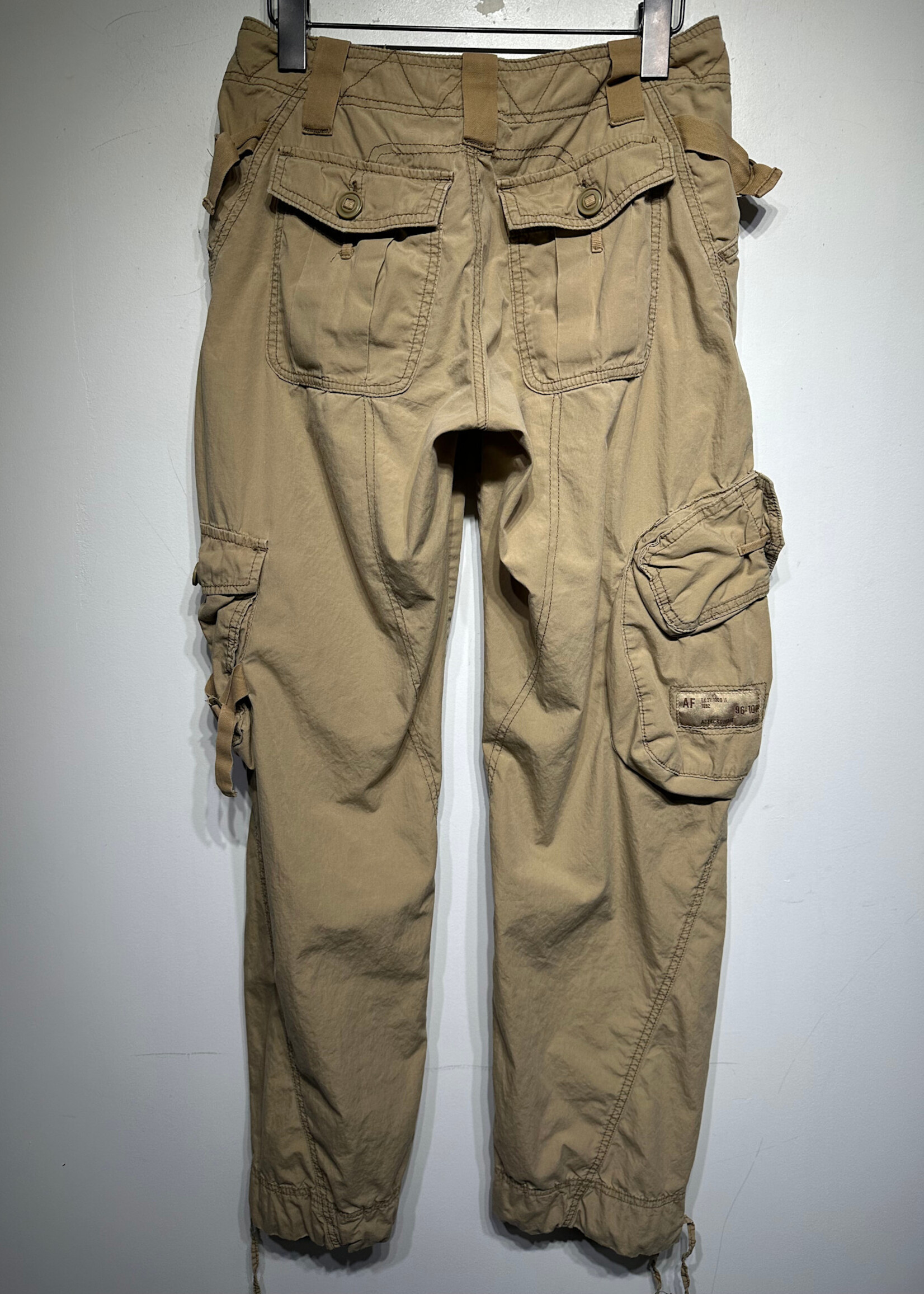 Abercrombie 2000s Tan Cargo Pants As Is Fem 26