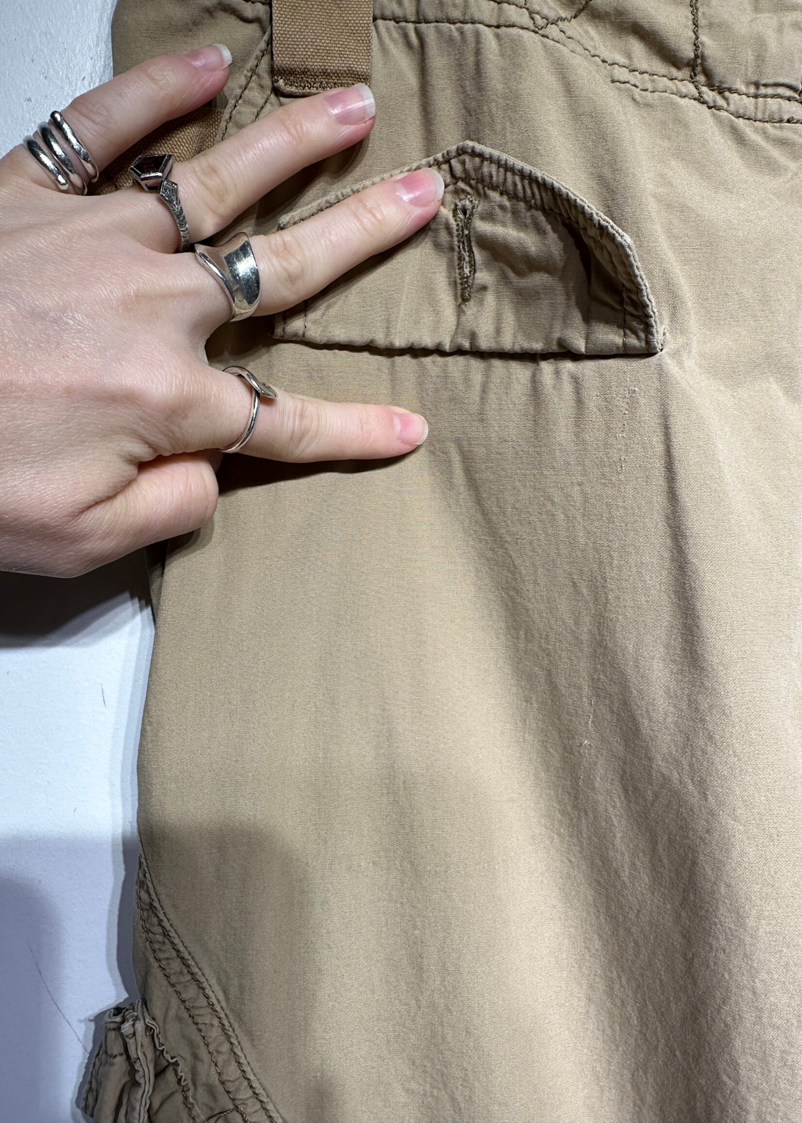 Abercrombie 2000s Tan Cargo Pants As Is Fem 26