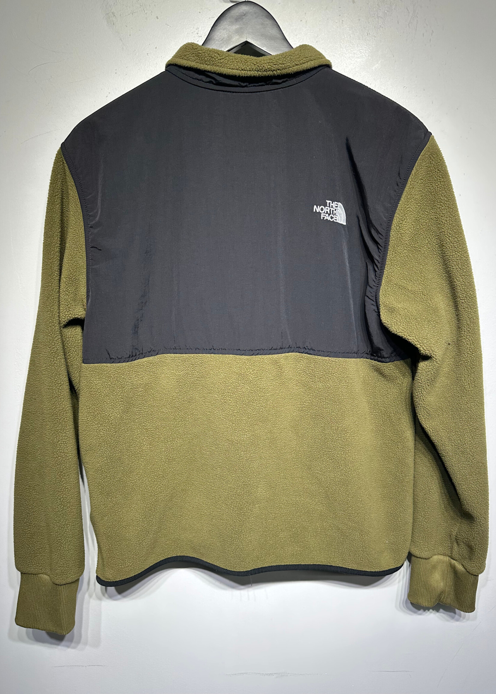 North Face Olive/Black Zip Jacket Masc M