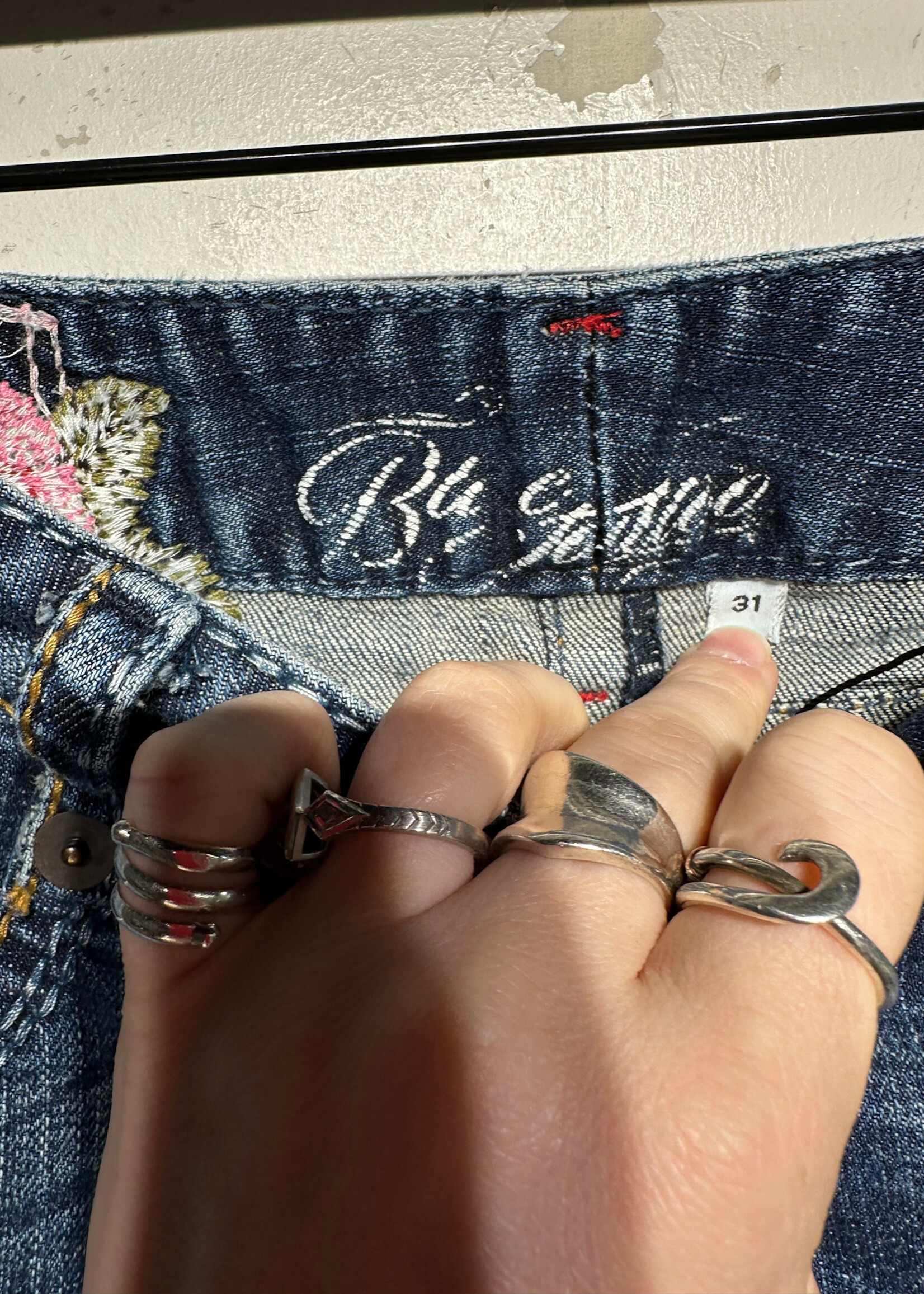 Blue Tattoo Y2K Bootcut Jeans Fem 31