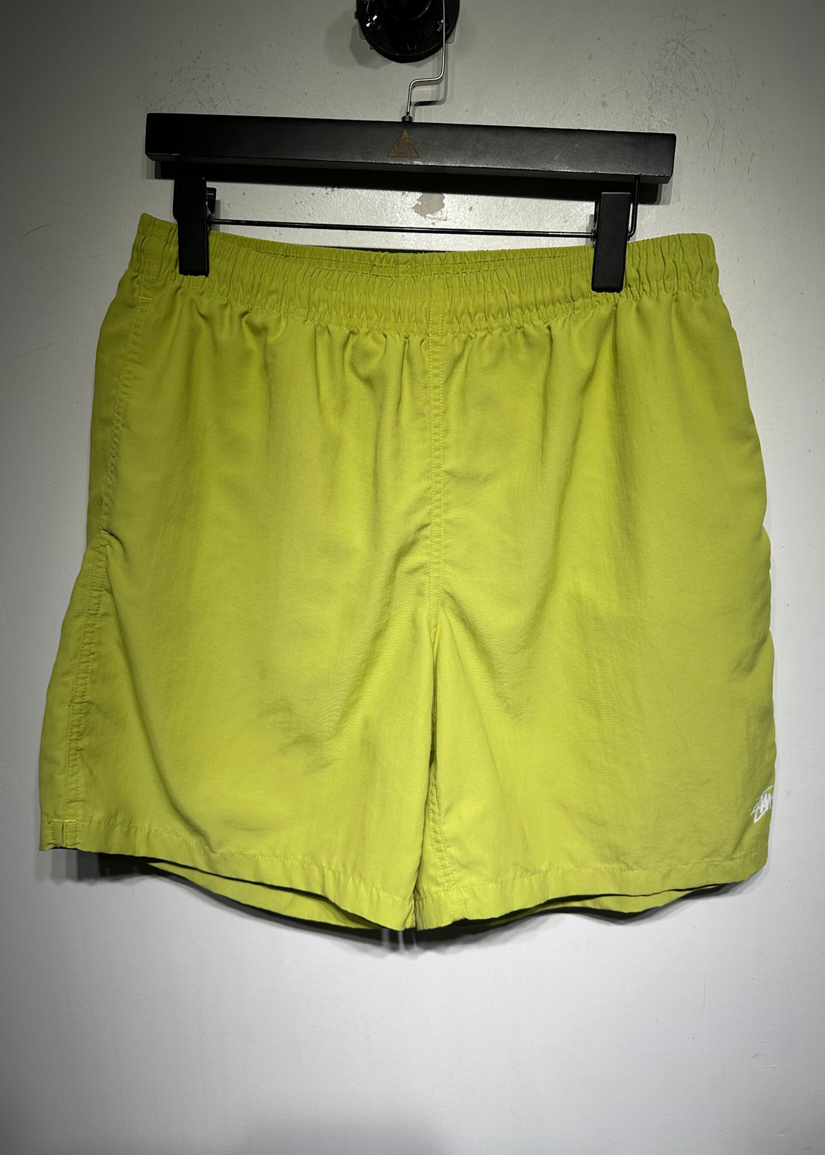 Stussy Lime Green Stretch Shorts M/32