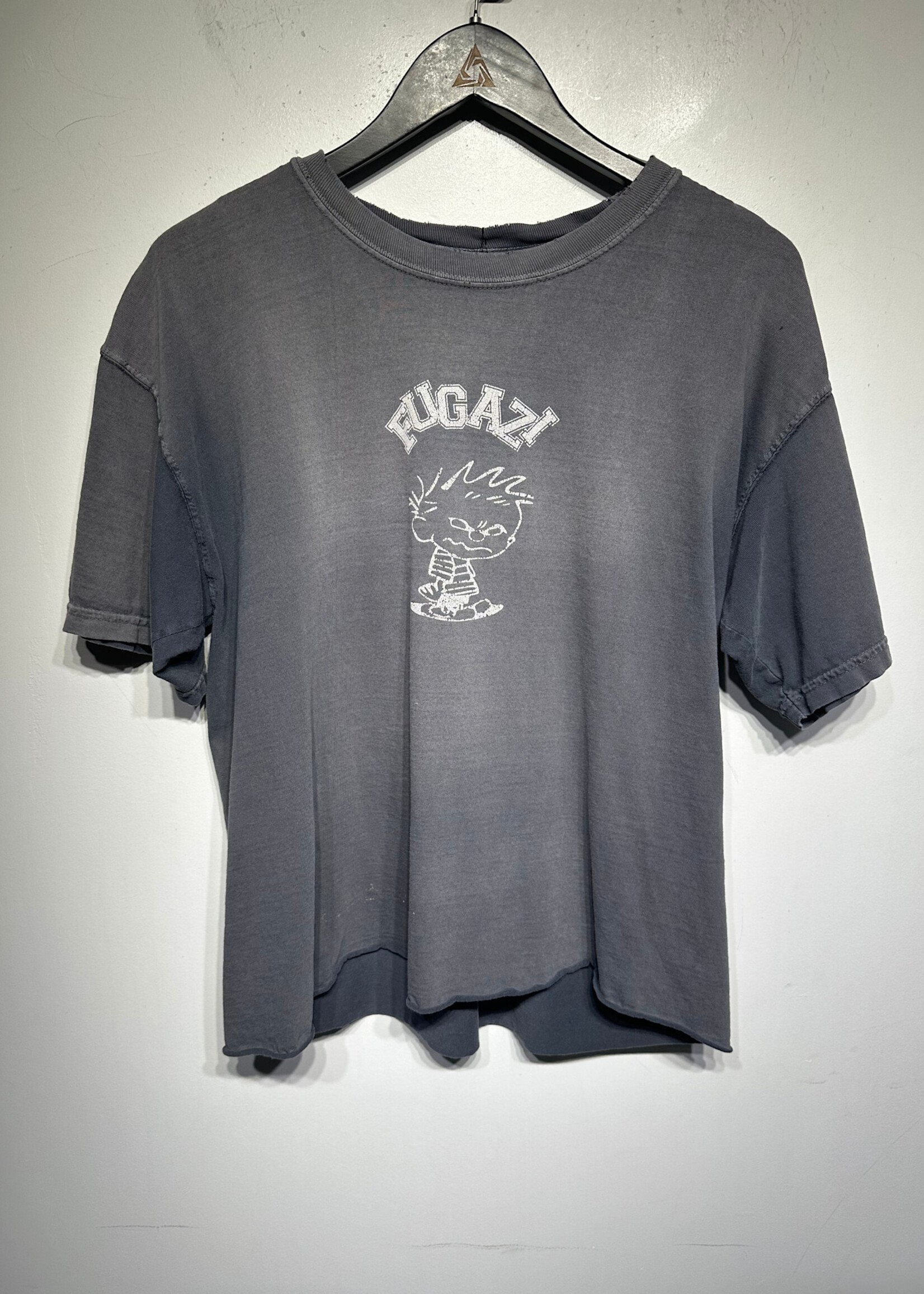 Stugazi Fugazi Grey Faded Tee As Is L