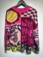 NWT Scotch & Soda Pink Printed Sweater M