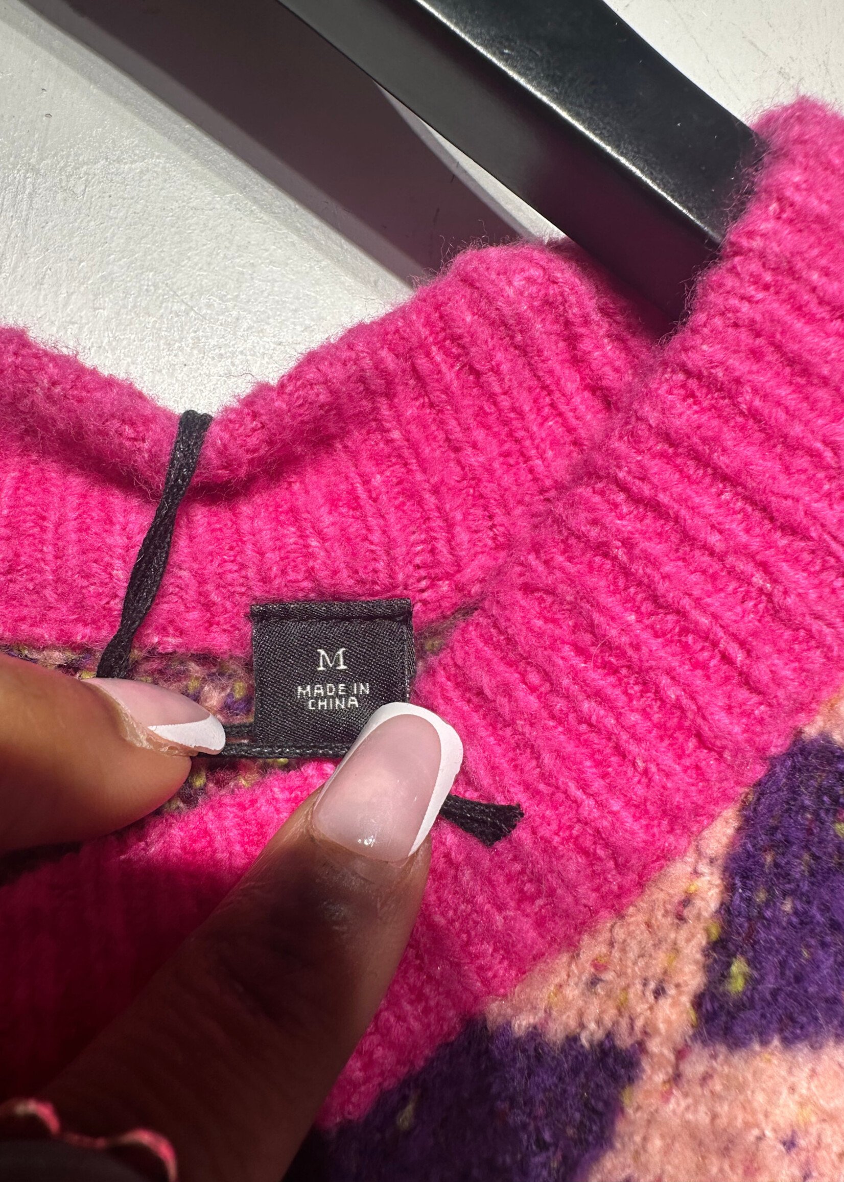 NWT Scotch & Soda Pink Printed Sweater M