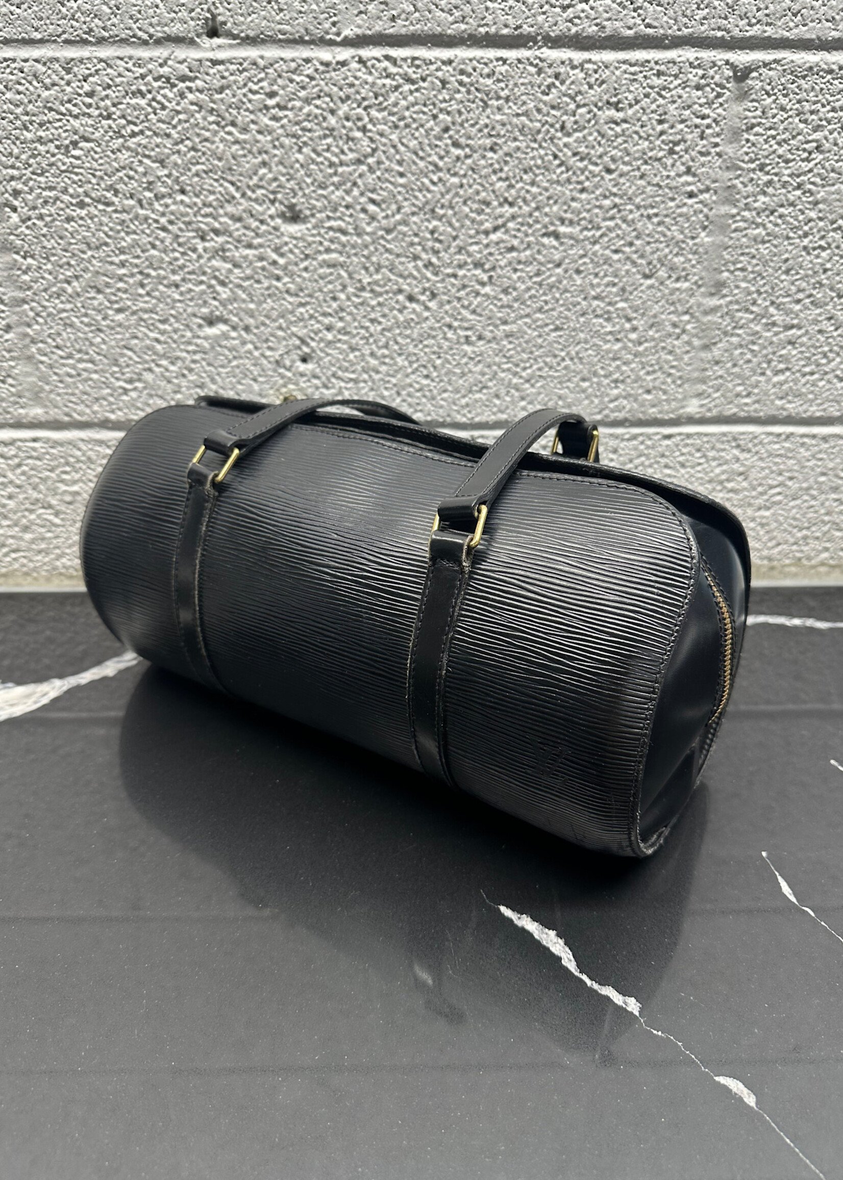 Louis Vuitton Black Epi Papillion