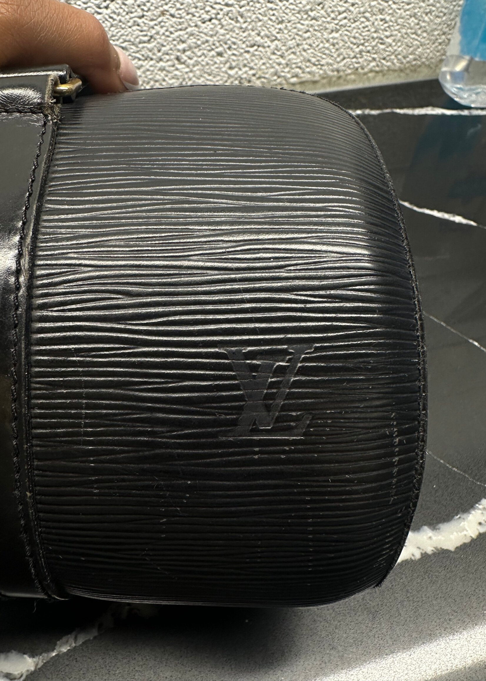 Louis Vuitton Black Epi Papillion