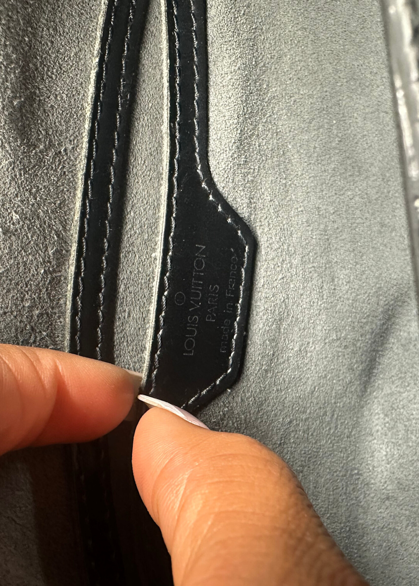 Louis Vuitton Black Epi Papillion